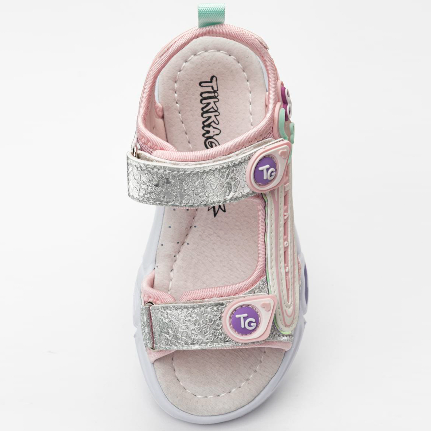 Сандалии TikkaGo 7F18_2605_pink-silver - фото 5