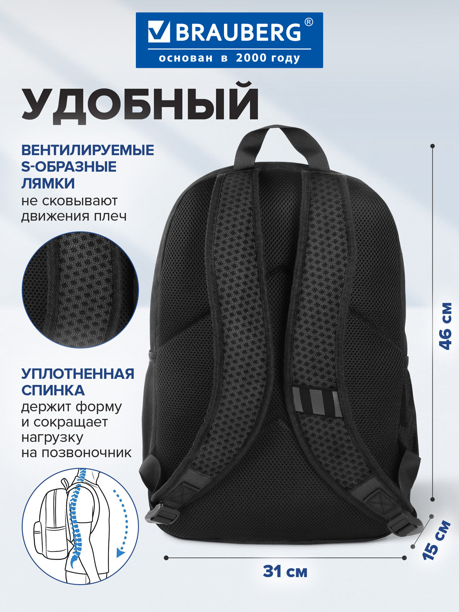 Рюкзак Brauberg ядро - фото 2