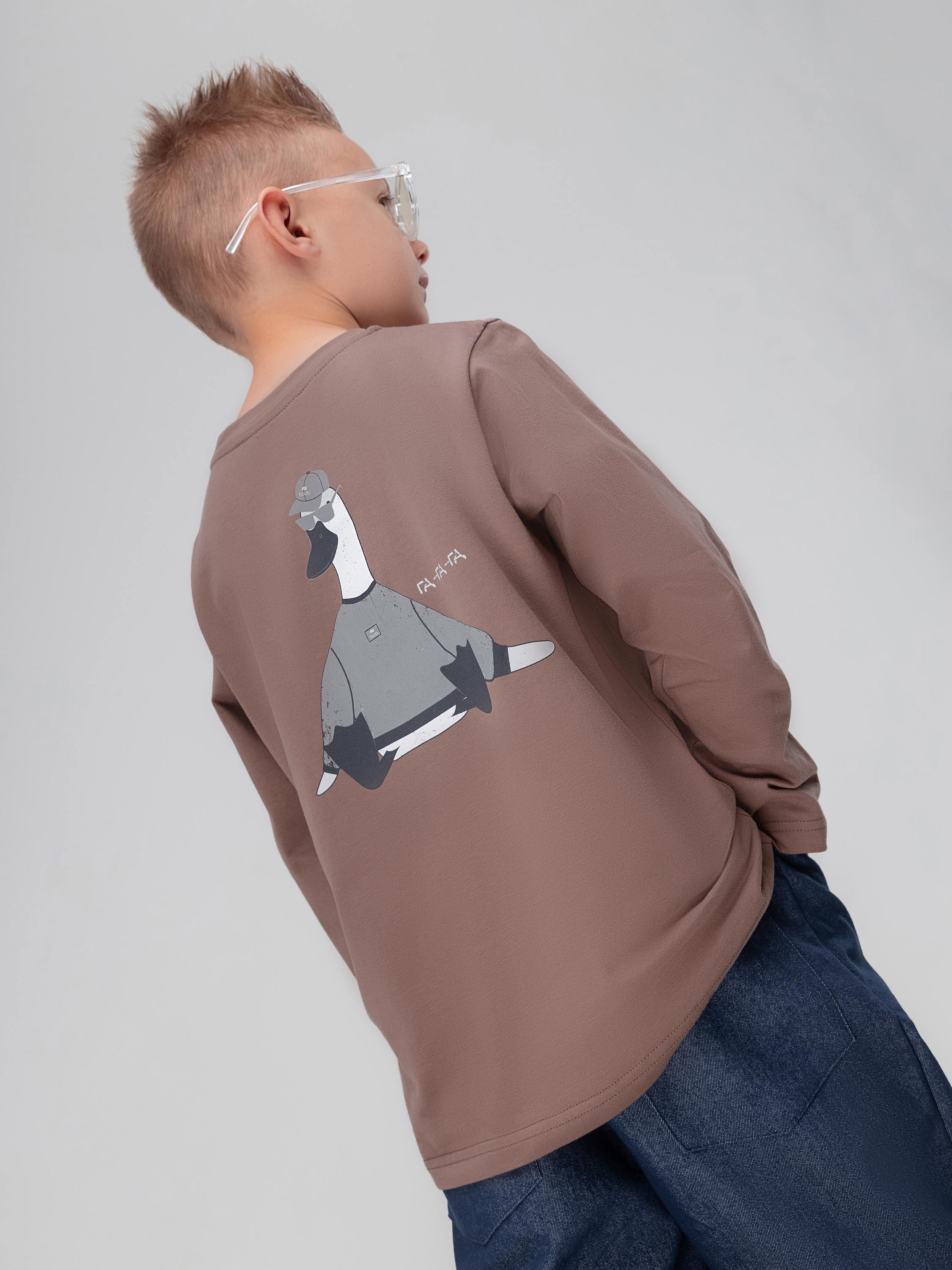 Лонгслив Bodo 7-289MU_какао - фото 1