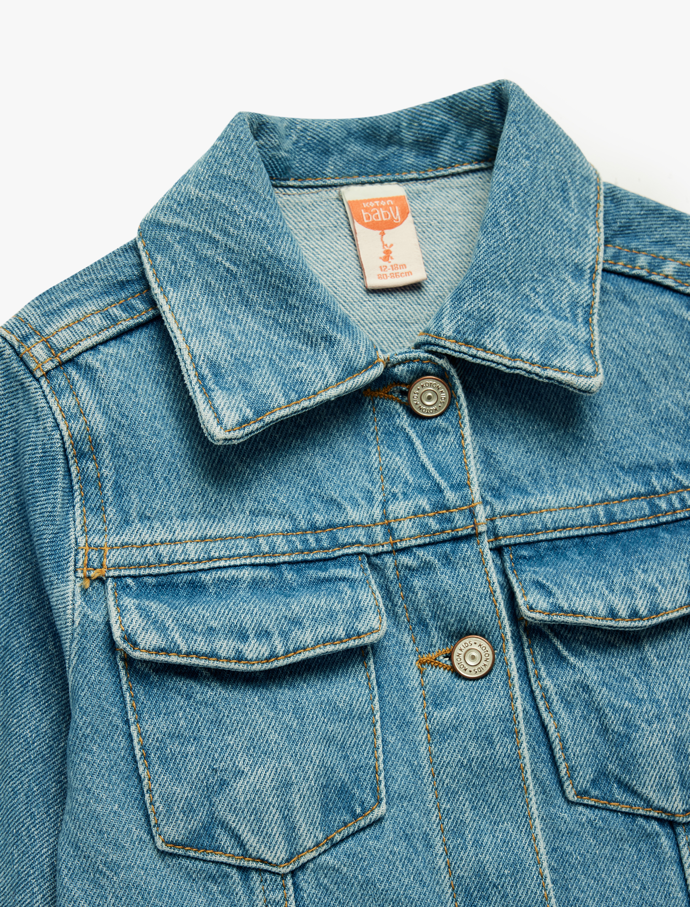 Джинсовая куртка KOTON 6WMG20003ADMID - фото 3