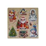 Пазл Задира Дед Мороз деревянный