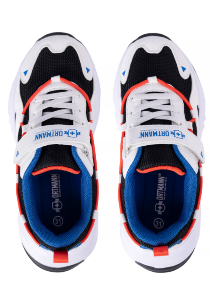 Кроссовки ортопедические ORTMANN kids 29.21 Odena_белый / синий / черный - фото 3