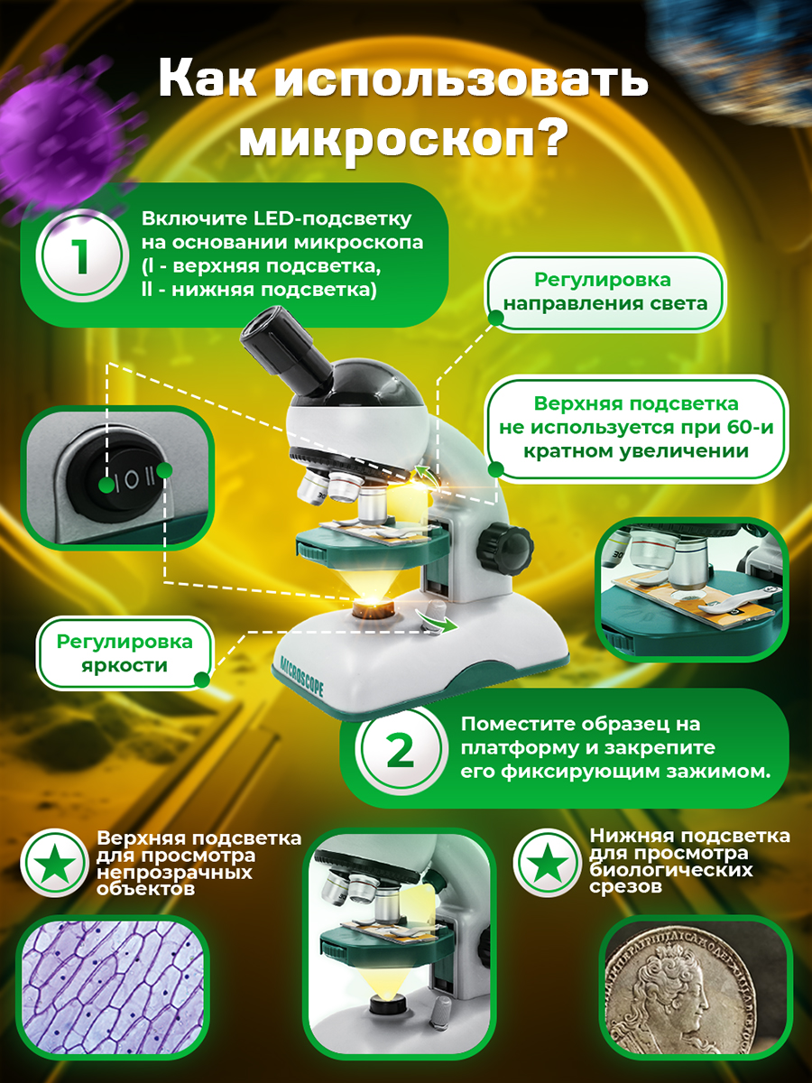 Микроскоп ORGANIC BRAND - фото 7