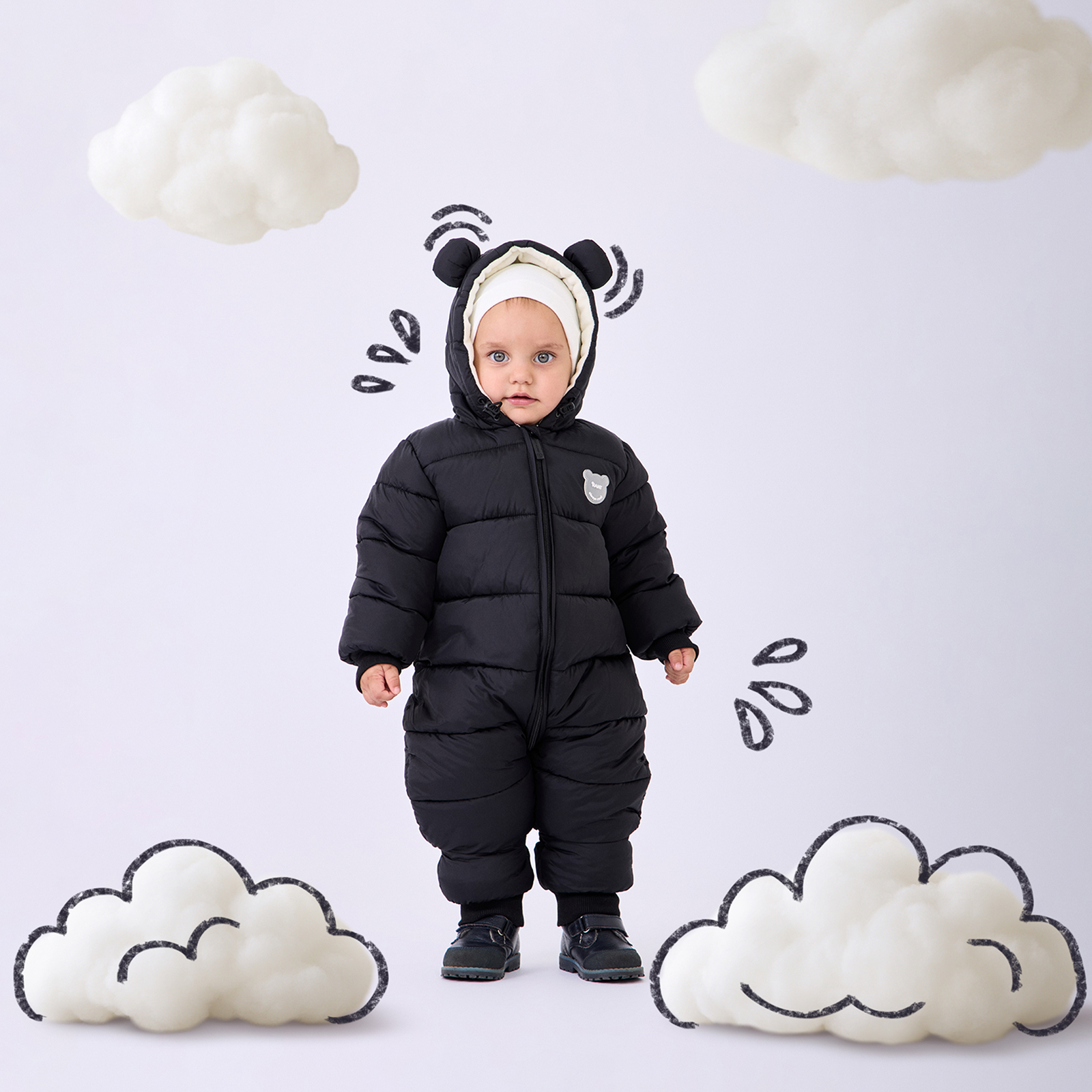 Комбинезон Rant deep black 160/5 - фото 1