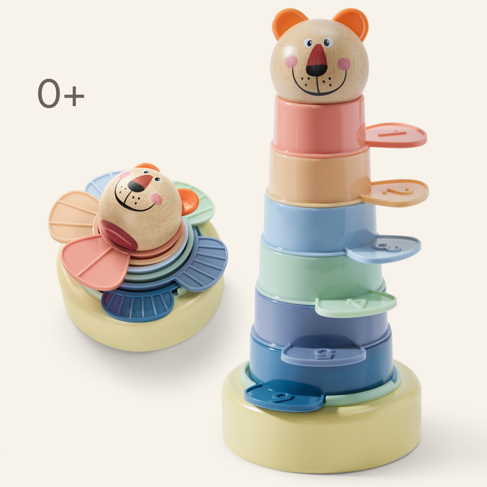 Игрушка Happy Baby пирамидка ZOO PYRAMID - фото 1