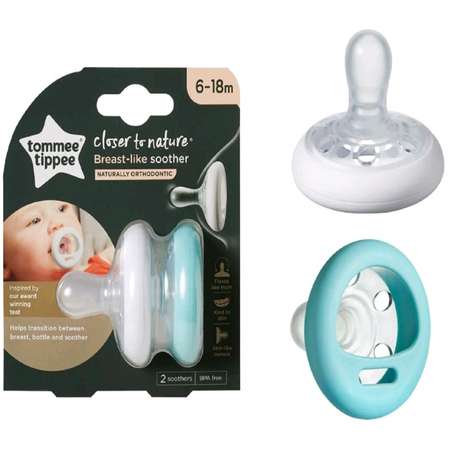 Пустышка Tommee tippee силикон от 6 мес. 2 шт.