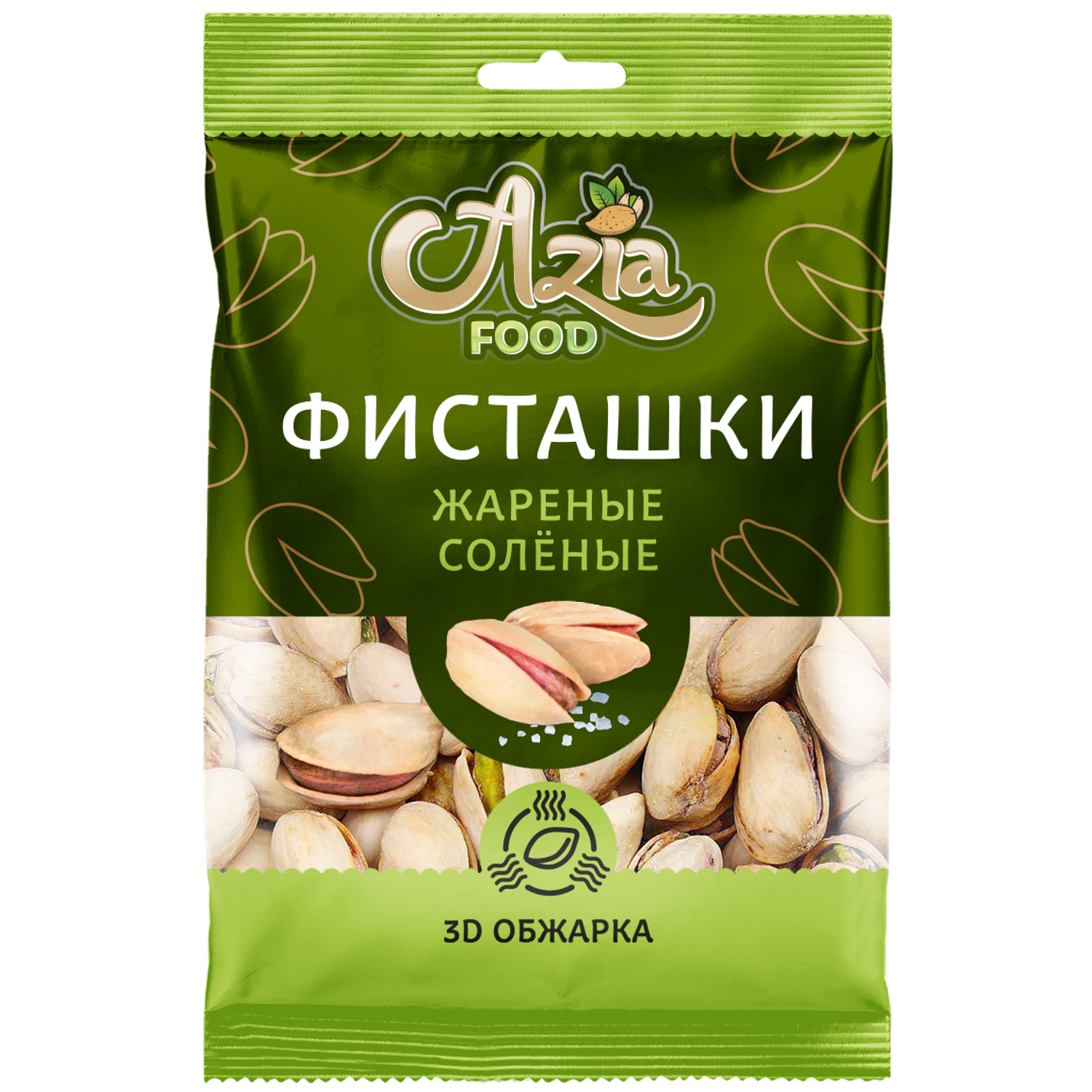 Фисташки Азия Фуд жареные соленые 100г - фото 1