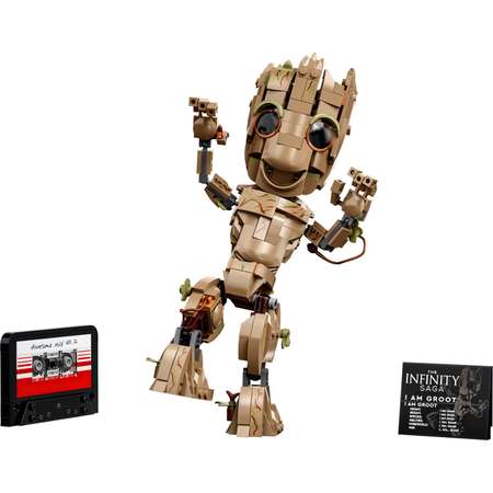 Конструктор LEGO Marvel Super Heroes I am Groot блочный