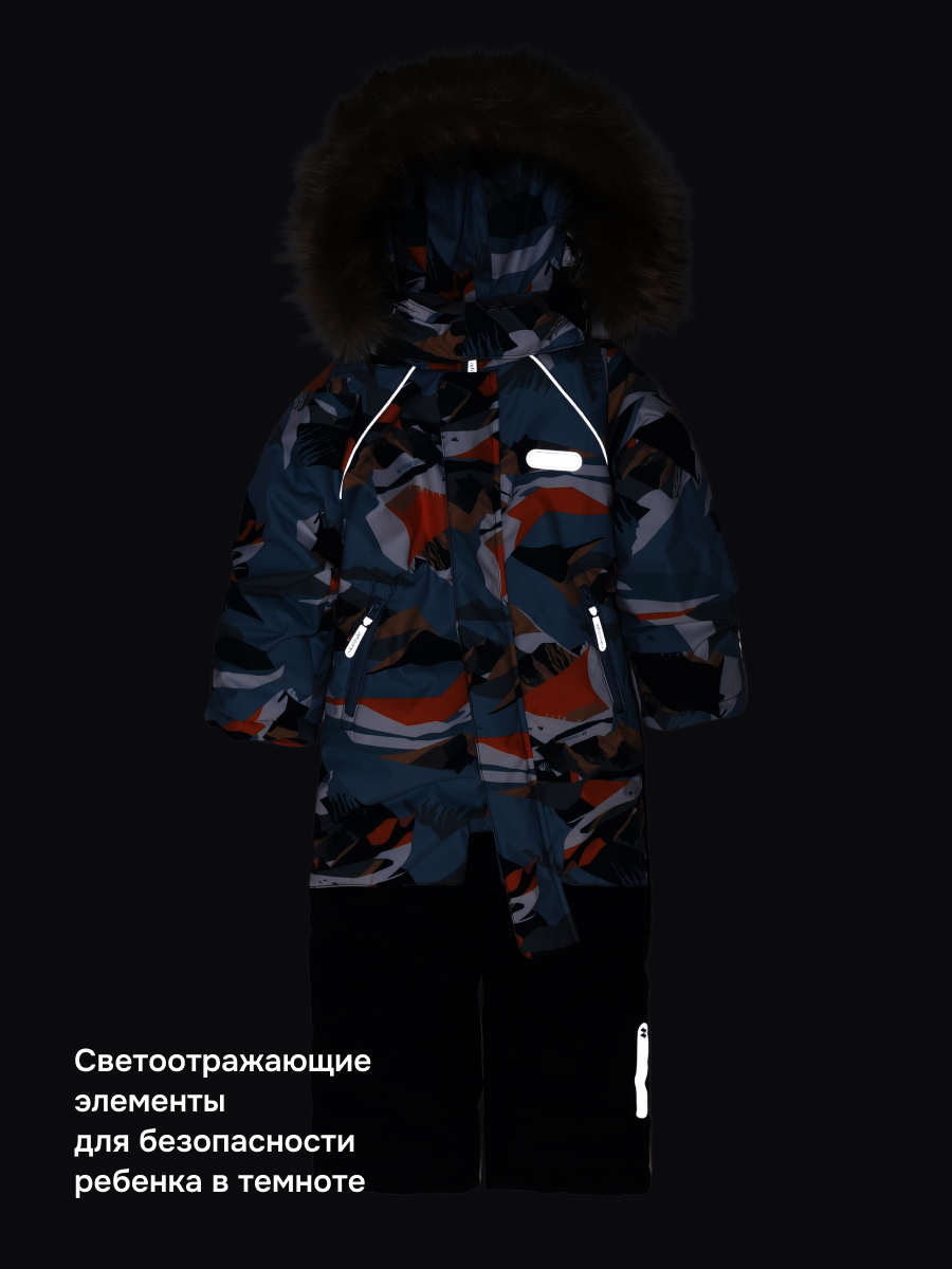 Комбинезон NIKASTYLE 8з0726 аквамарин/неви - фото 9
