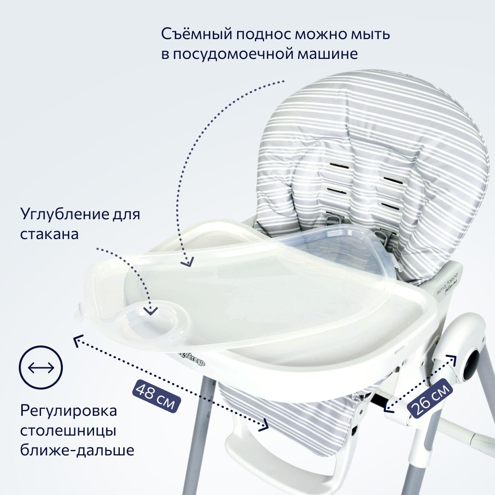 Стульчик для кормления Peg-Perego Prima Pappa классический - фото 8