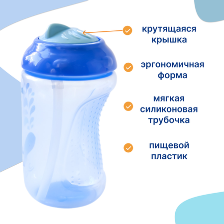 Поильник Uviton New Classic 300 мл в ассортименте