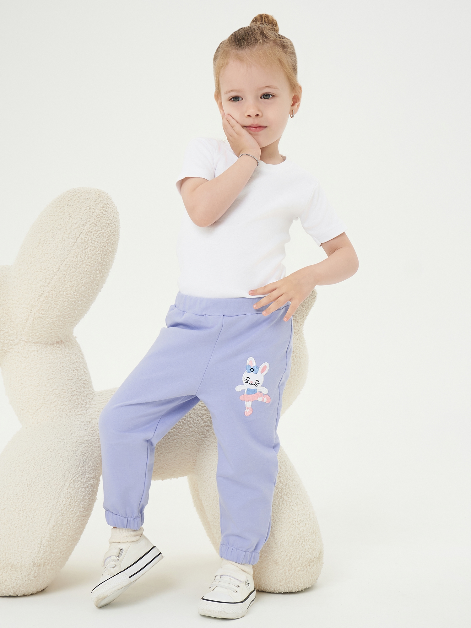 Брюки Mami-kids А-033/сиреневый - фото 1
