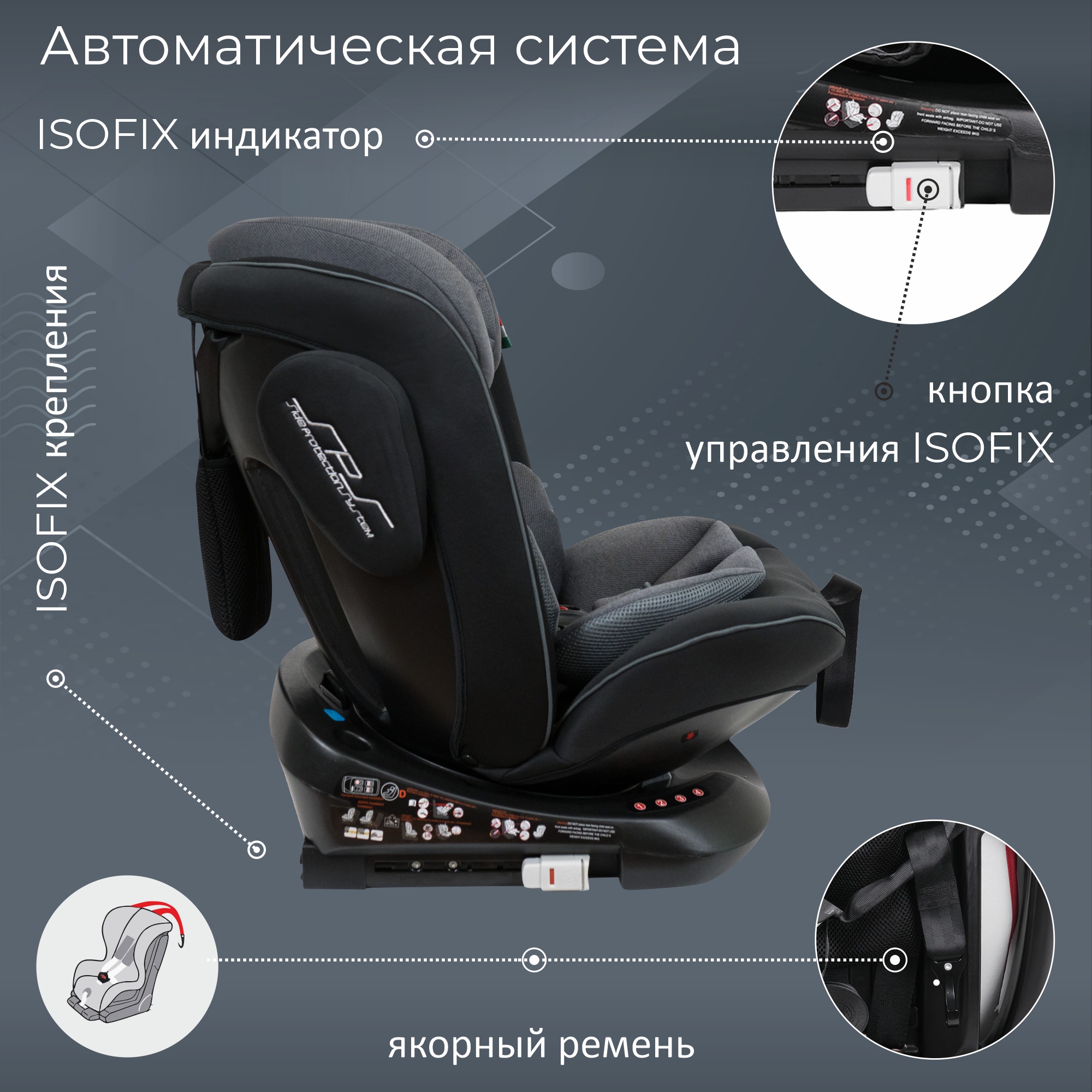 Автокресло Sweet Baby Crosstour Isofix 0+/1/2/3 (0-36 кг) - фото 2