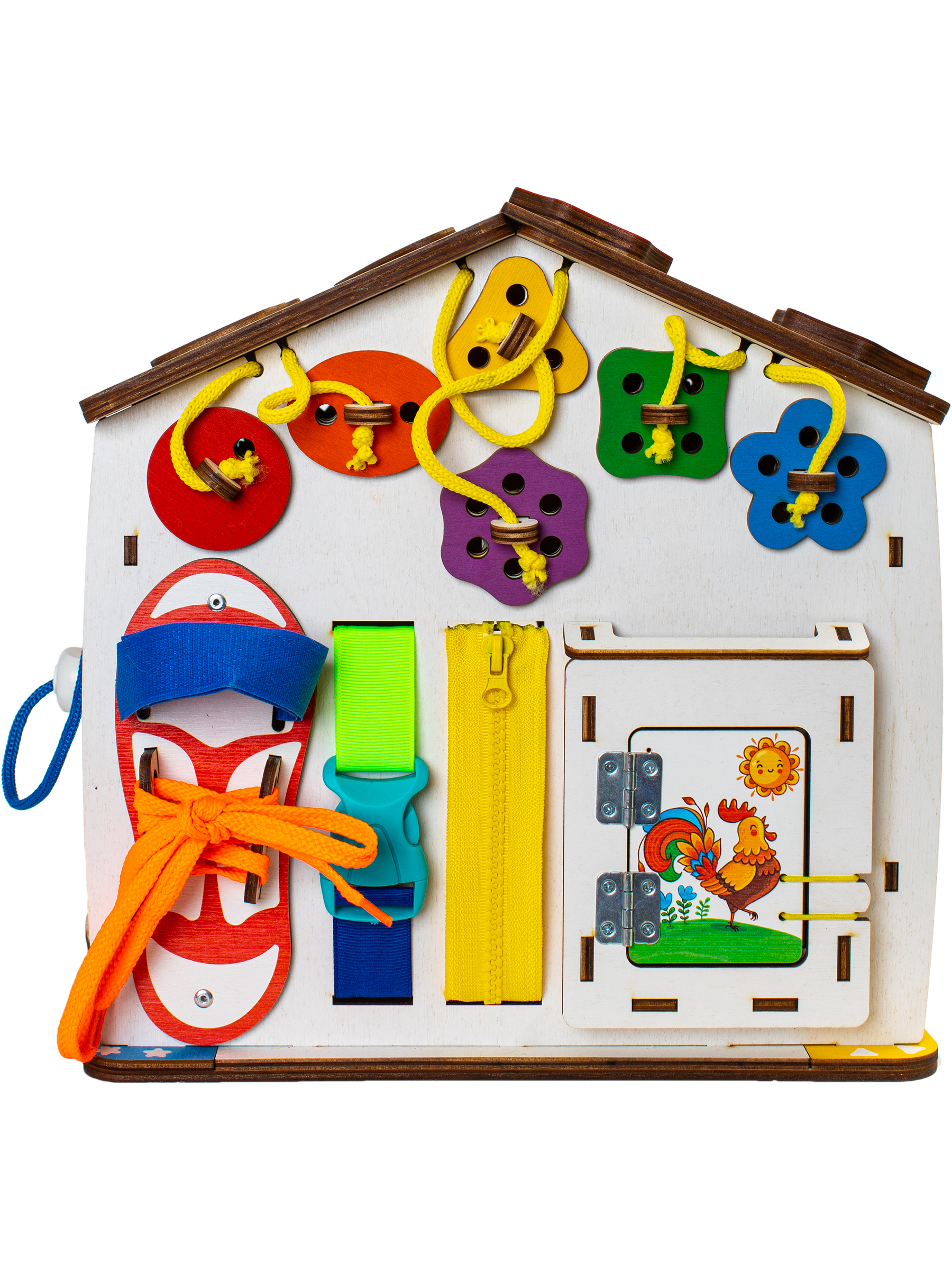 Игрушка Evotoys бизиборд Смайлики - фото 23