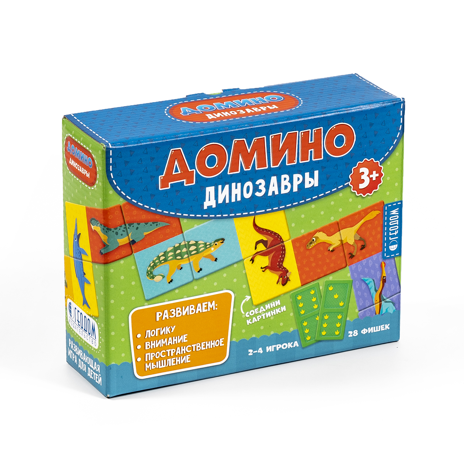 Настольная игра ГЕОДОМ Домино - фото 1
