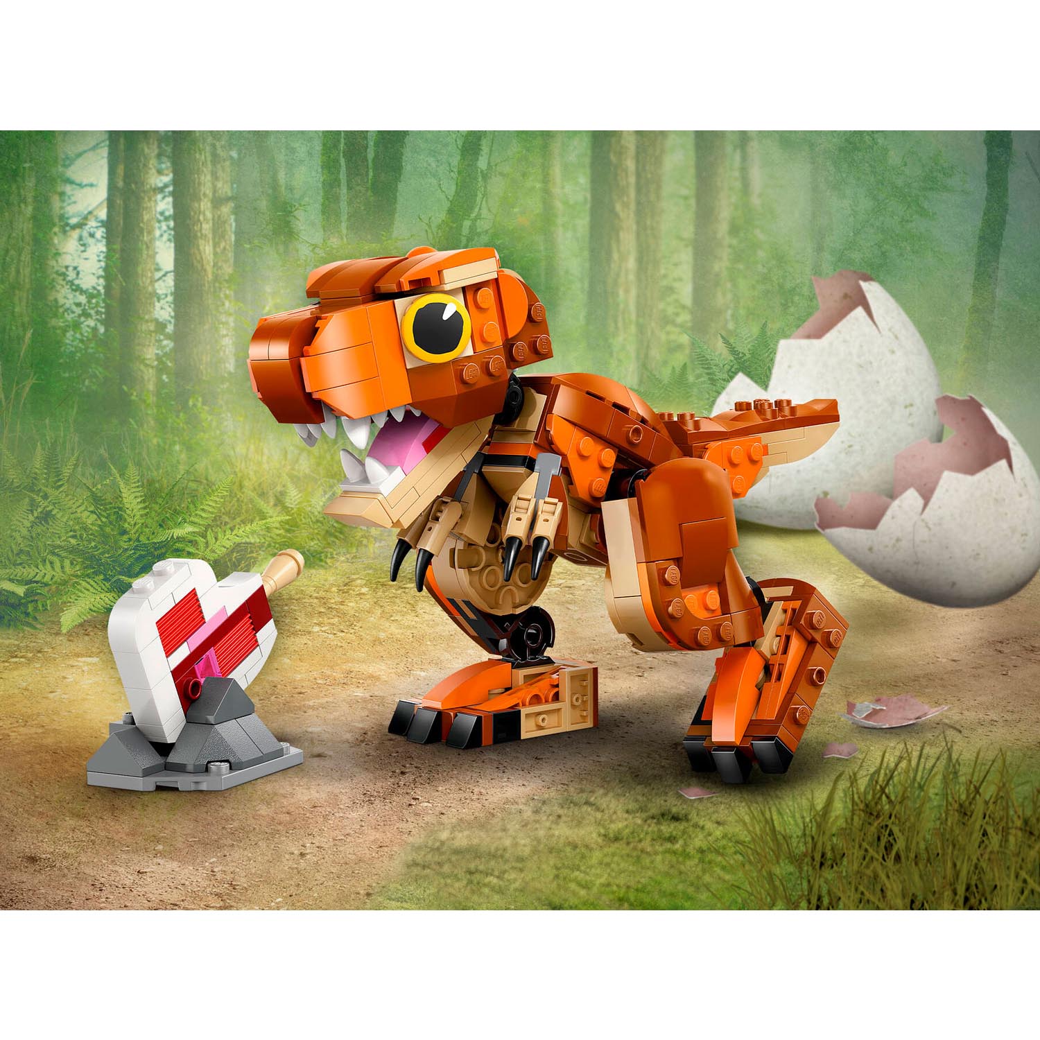 Конструктор LEGO Jurassic World Маленький обжора: Ти-Рекс 317 дет. - фото 9