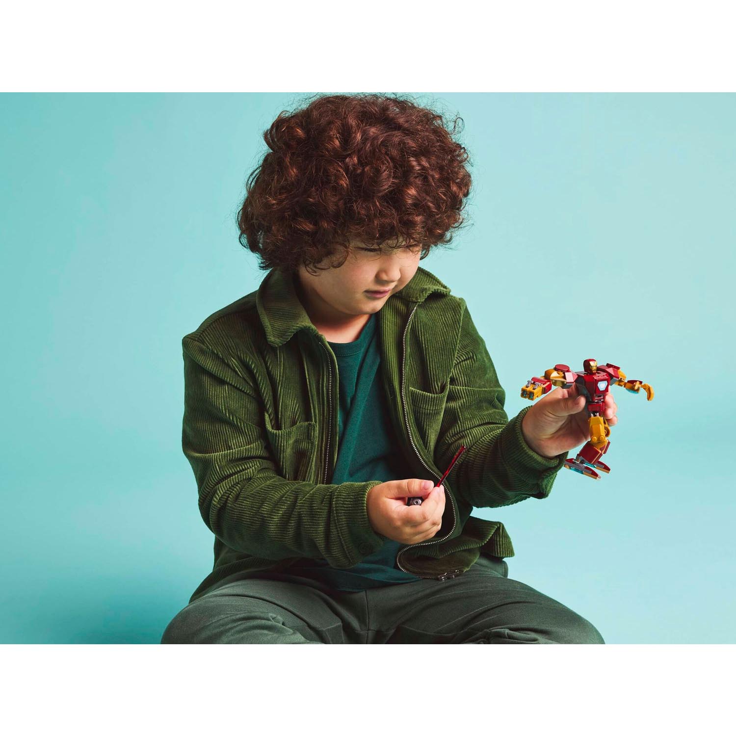 Конструктор LEGO Marvel Super Heroes Робот Железного Человека 101 дет. - фото 5