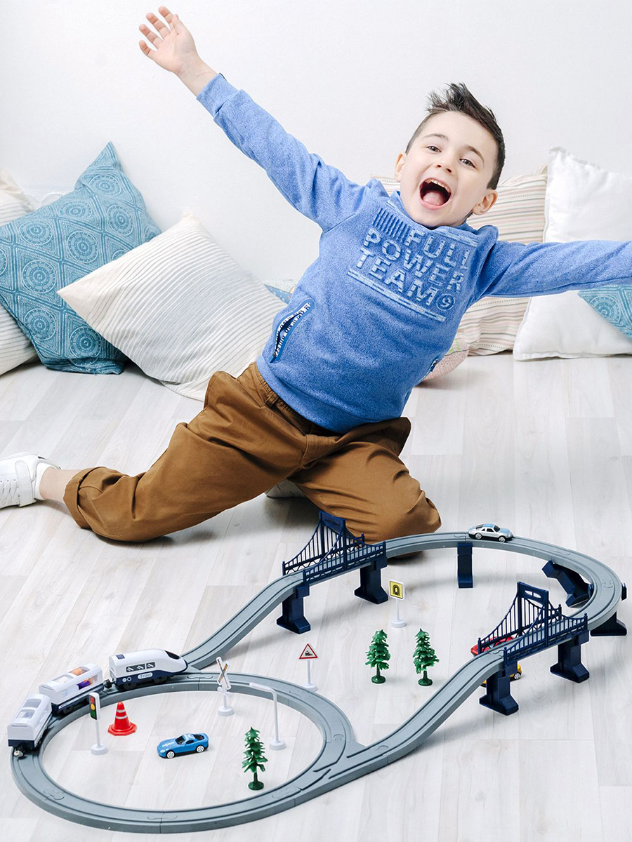 Набор железнодорожный Givito G201-011 - фото 4