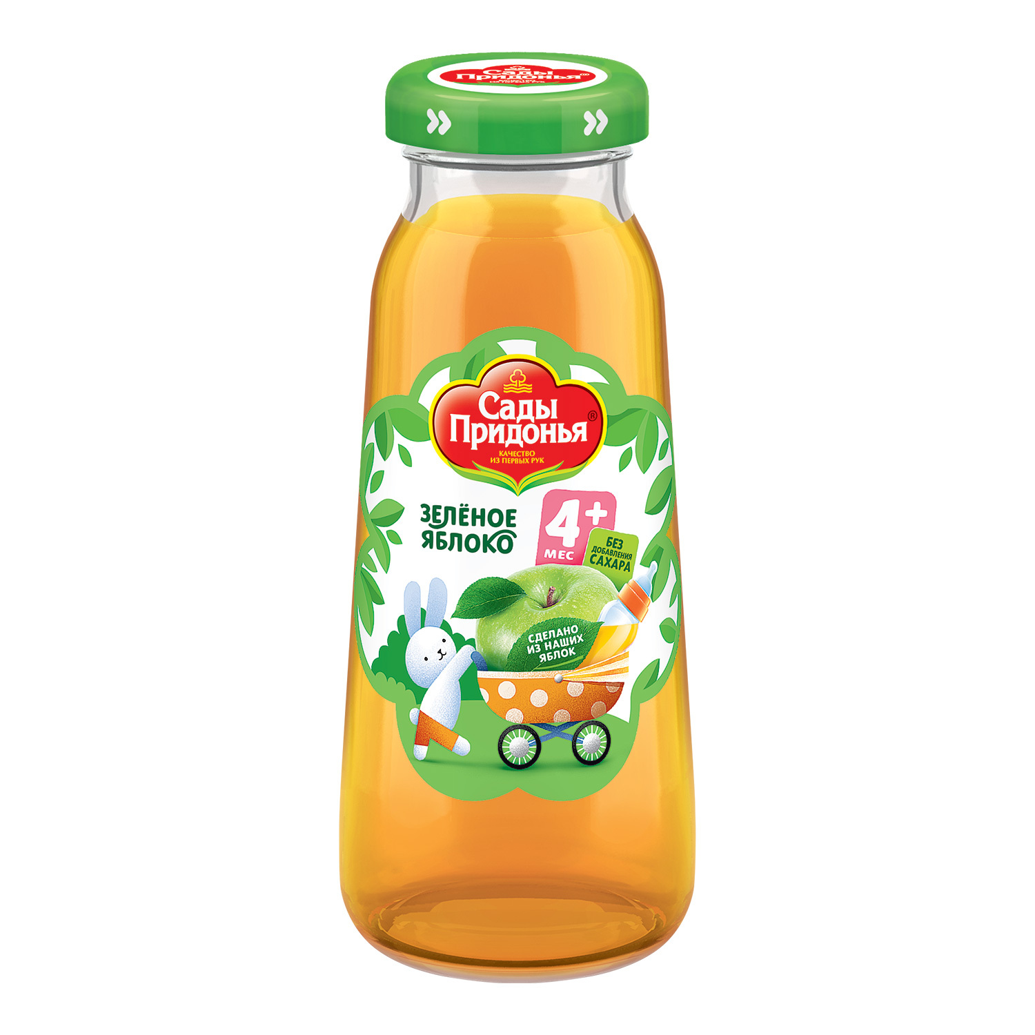 Сок Сады Придонья Зеленое яблоко с 4 мес 0.2 л - фото 1