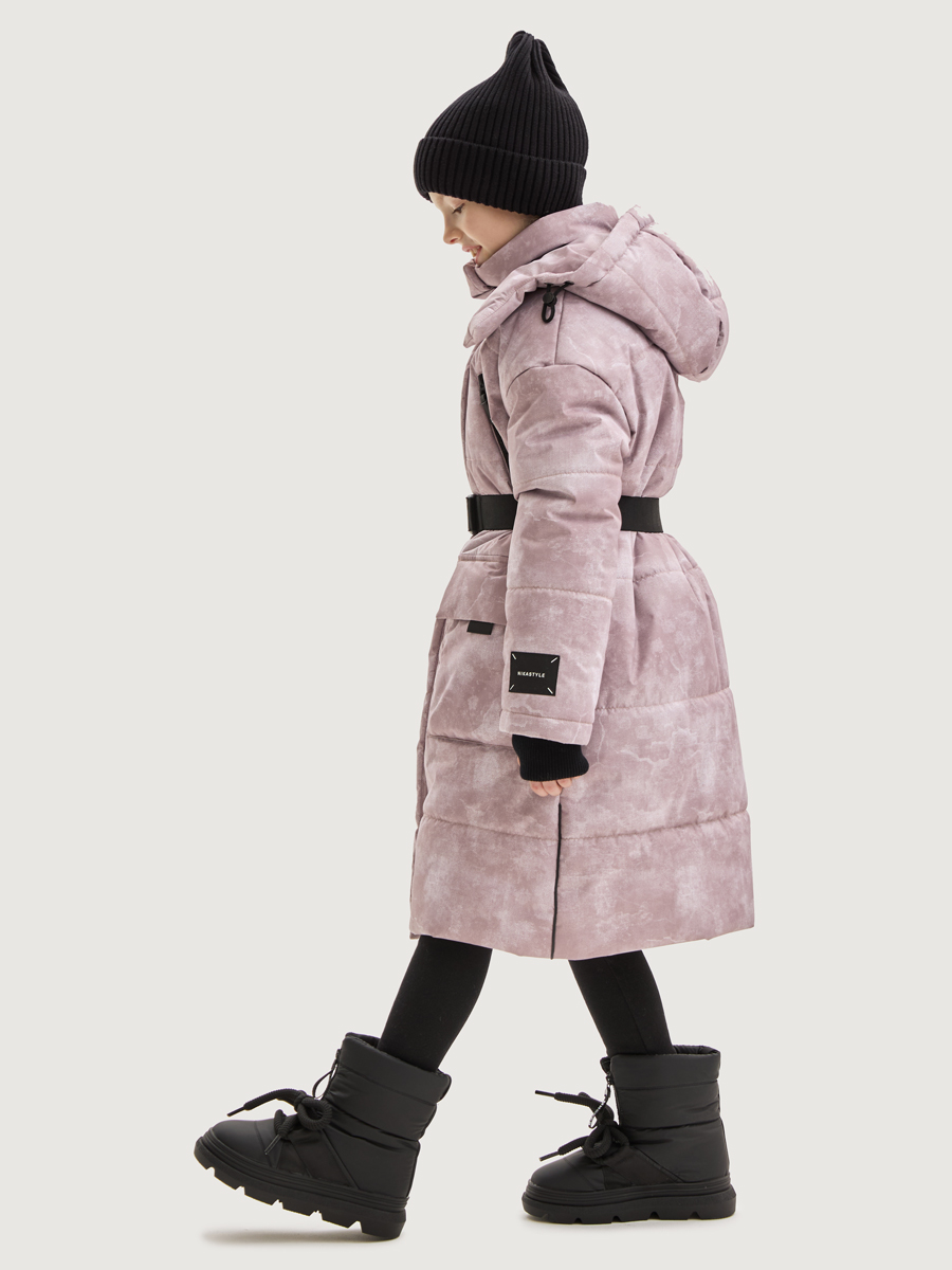 Пальто NIKASTYLE 6з7625 пудра - фото 4