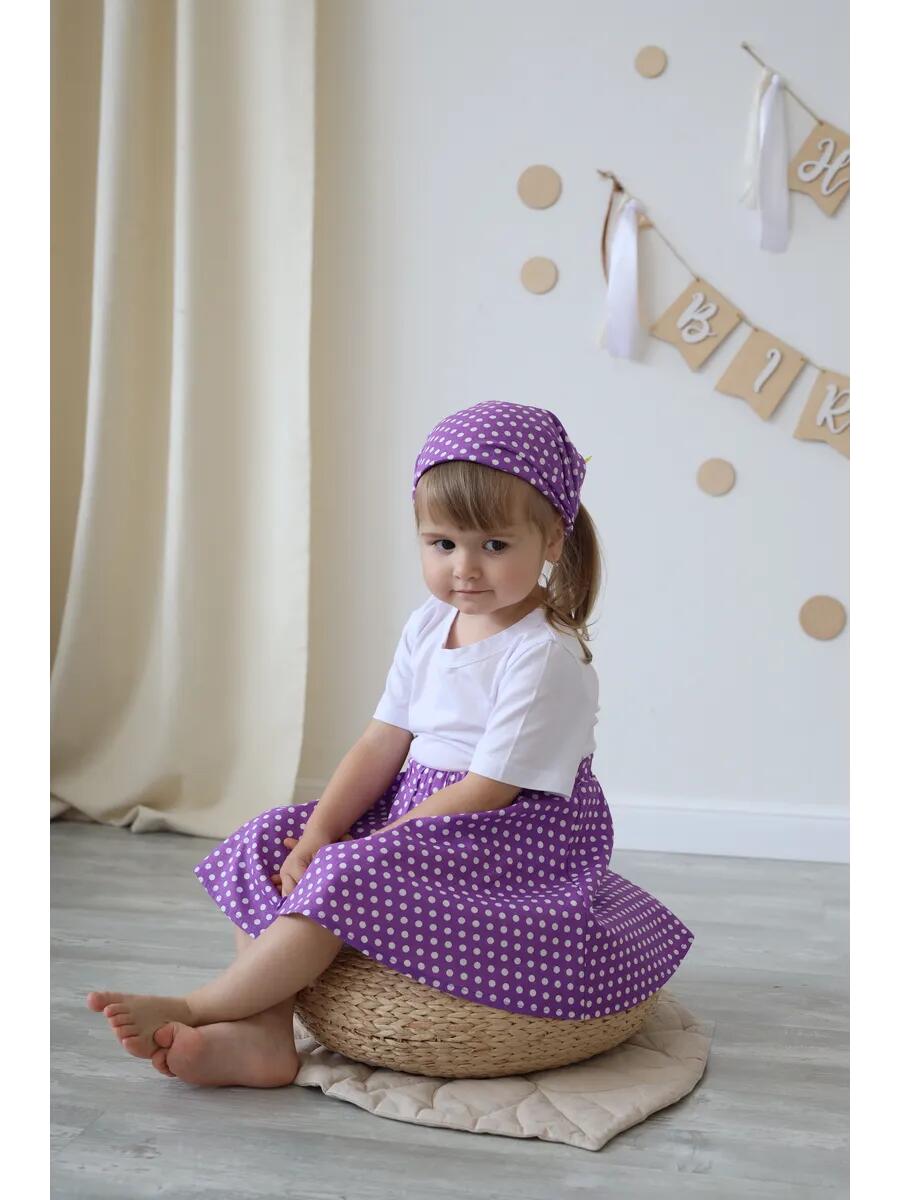 Юбка Рекантино 396-04 Сиреневый - фото 2