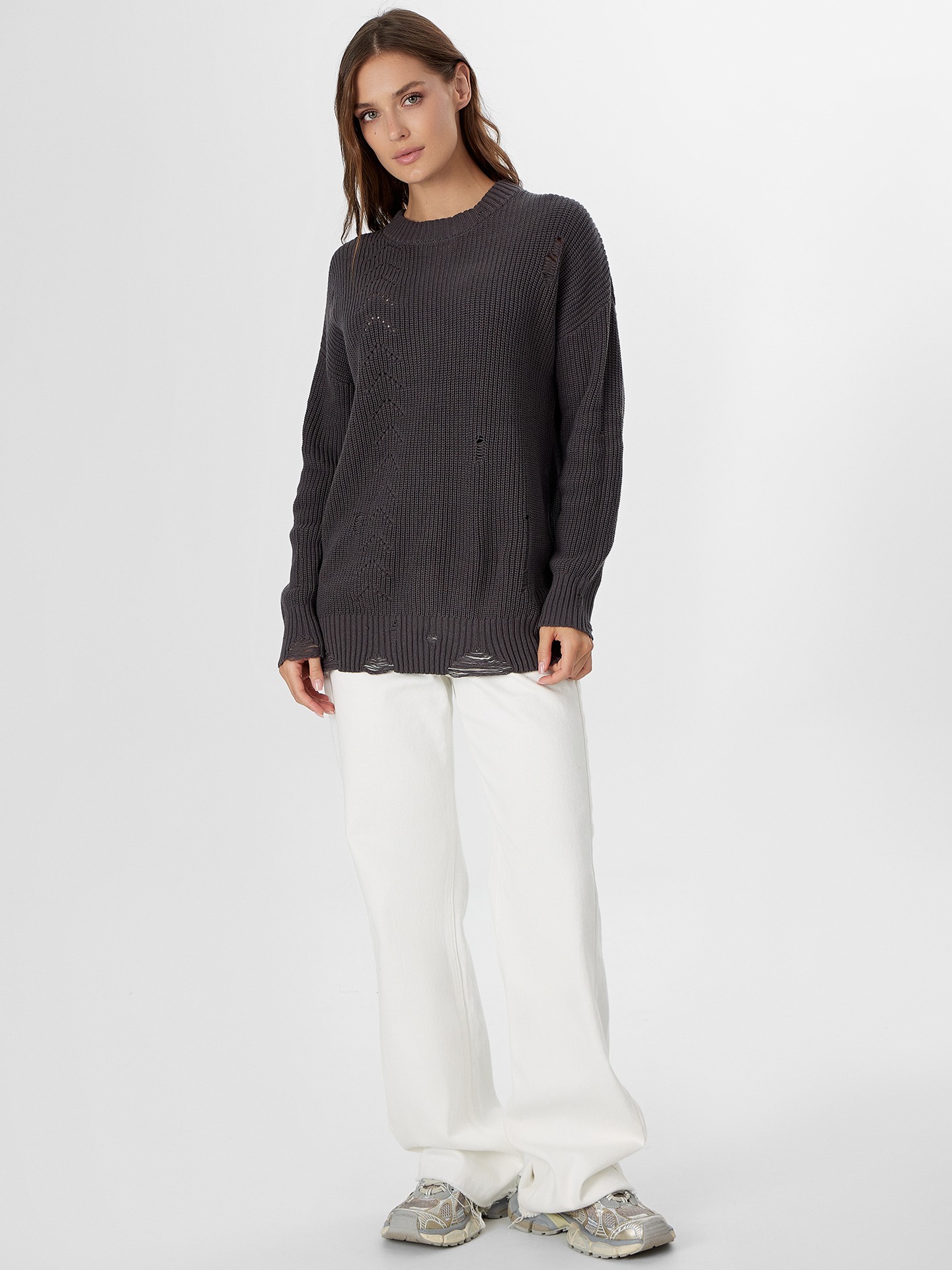 Джемпер Mark Formelle (Марк Формэль) 122632-1/серый - фото 6