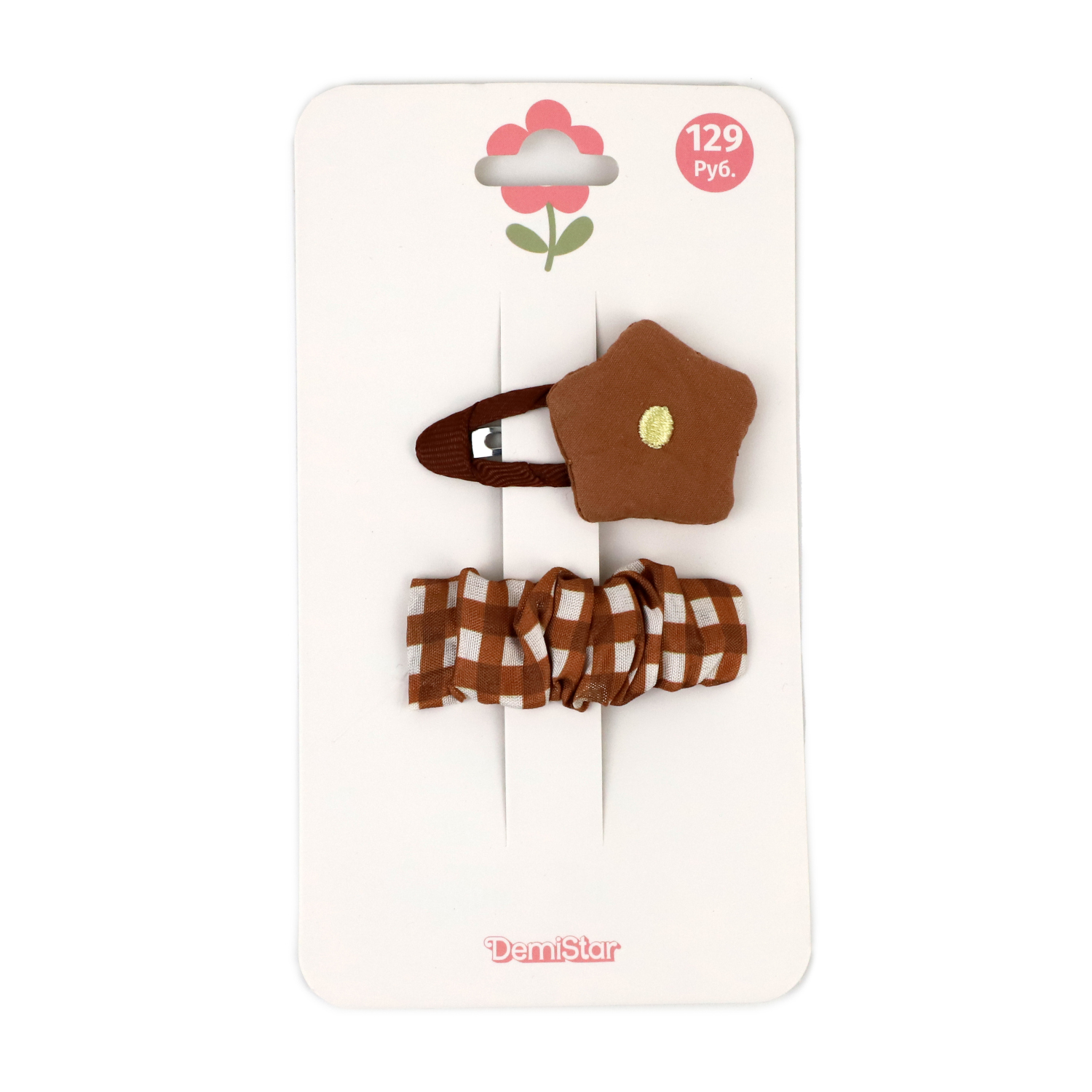 Заколка Demi Star Brown 2 шт. - фото 2
