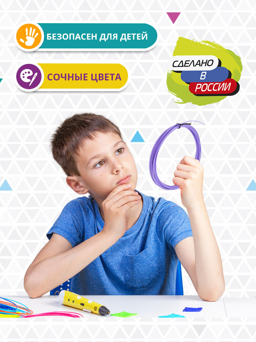 Пластик Funtasy Сиреневый - фото 2