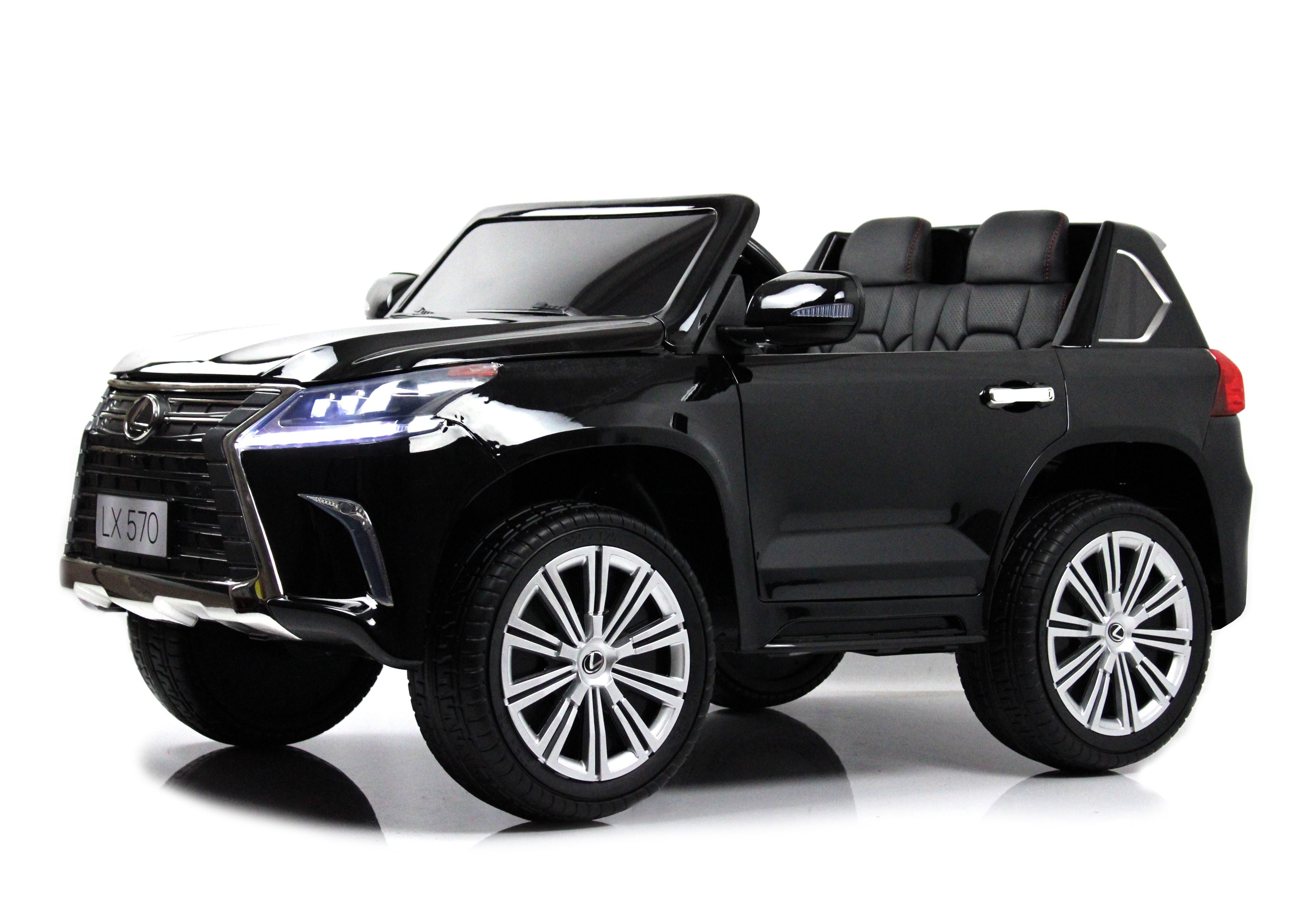 Электромобиль RIVERTOYS Lexus Y555YY-BLACK-GLANEC С пультом ДУ - фото 19