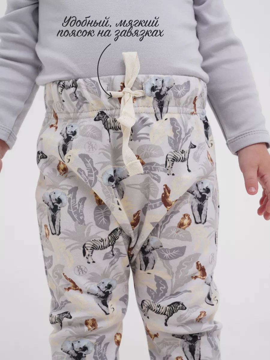 Штанишки 3 шт Супер Пупс нбр/3пр/шт/SK21джунглисерый - фото 7