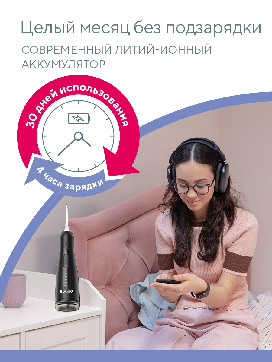 Ирригатор B.Well импульсный 20 реж. - фото 13