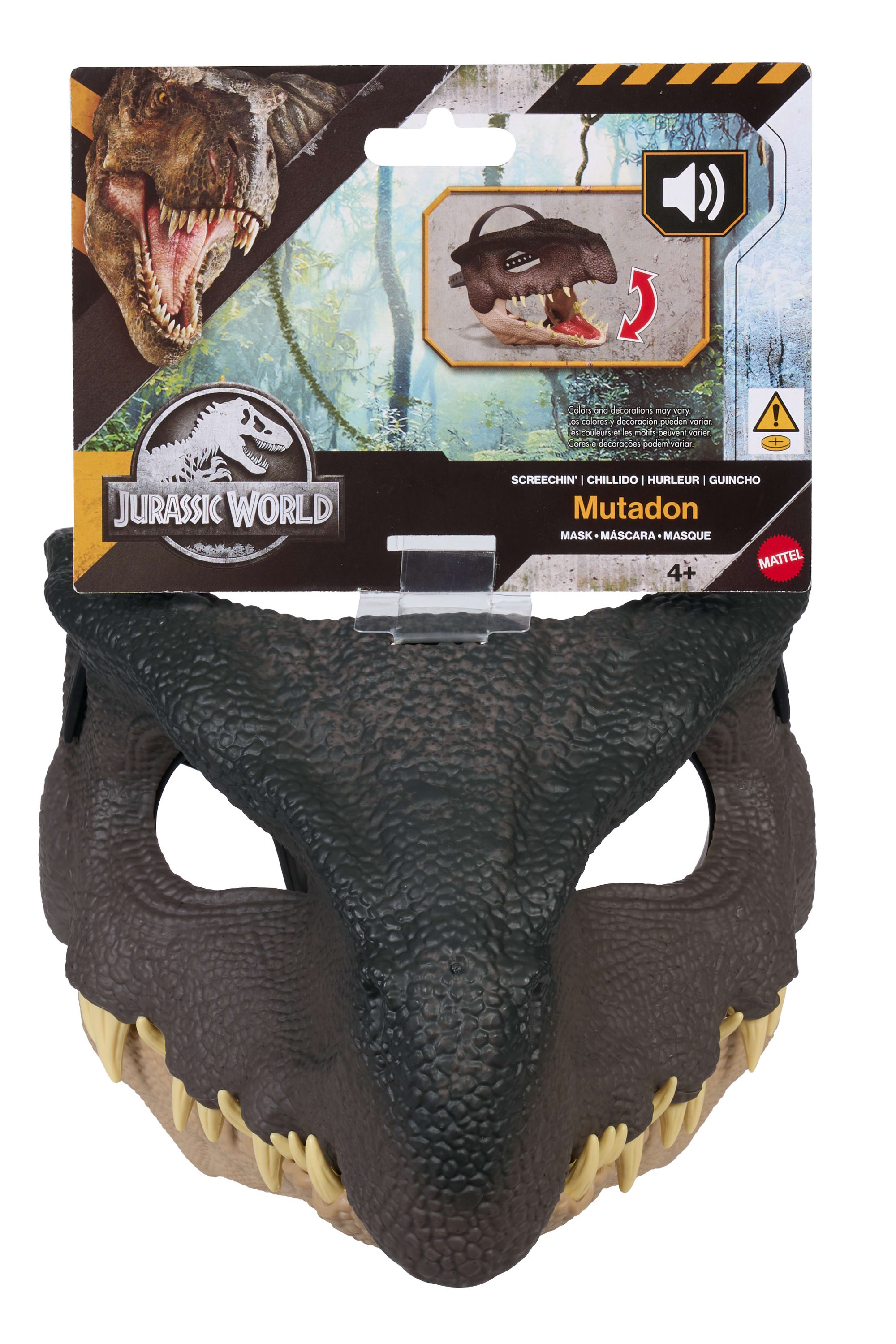 Игрушка Jurassic World Маска динозавра со звуками - фото 6