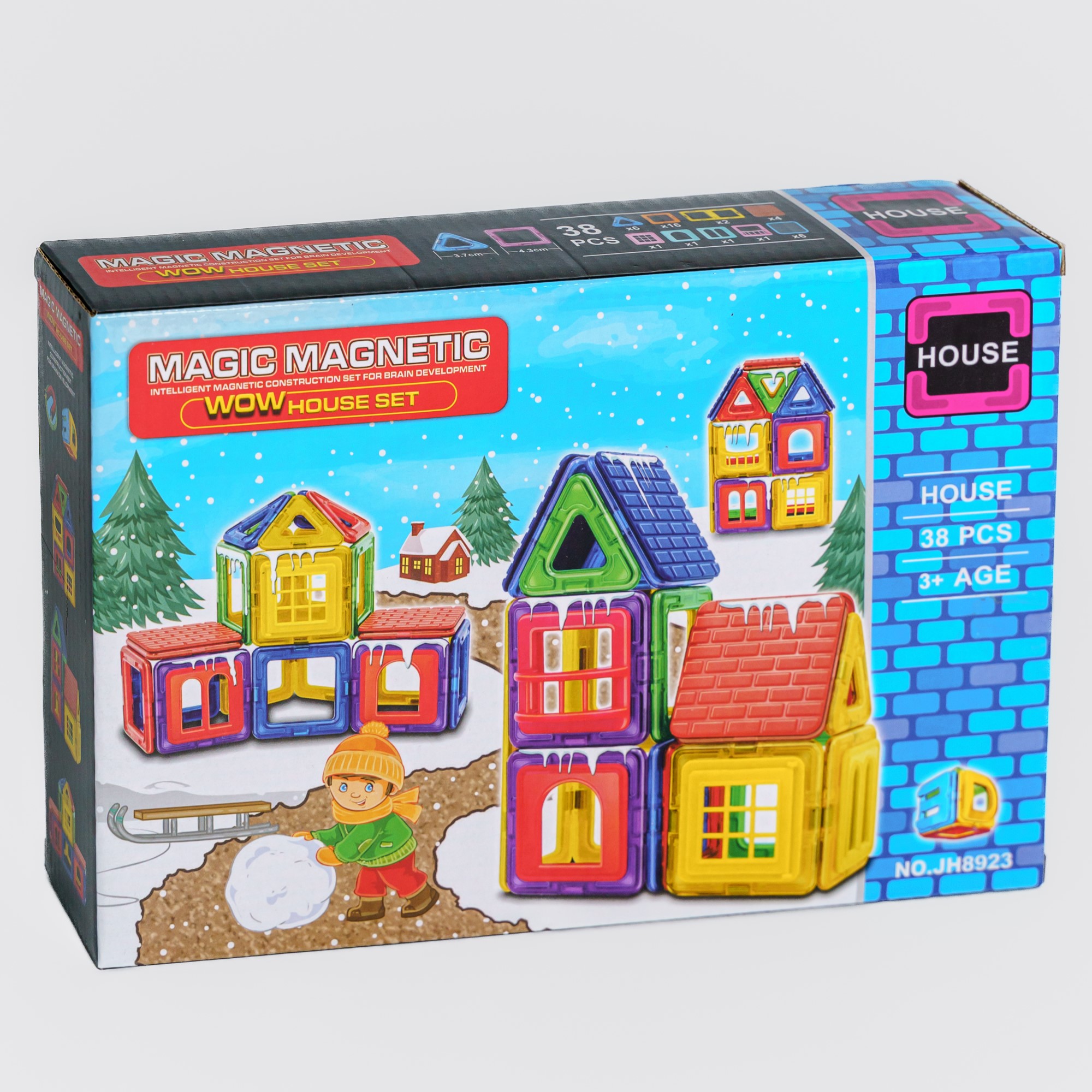 Конструктор Крибли Бу магнитный 38 дет. - фото 10