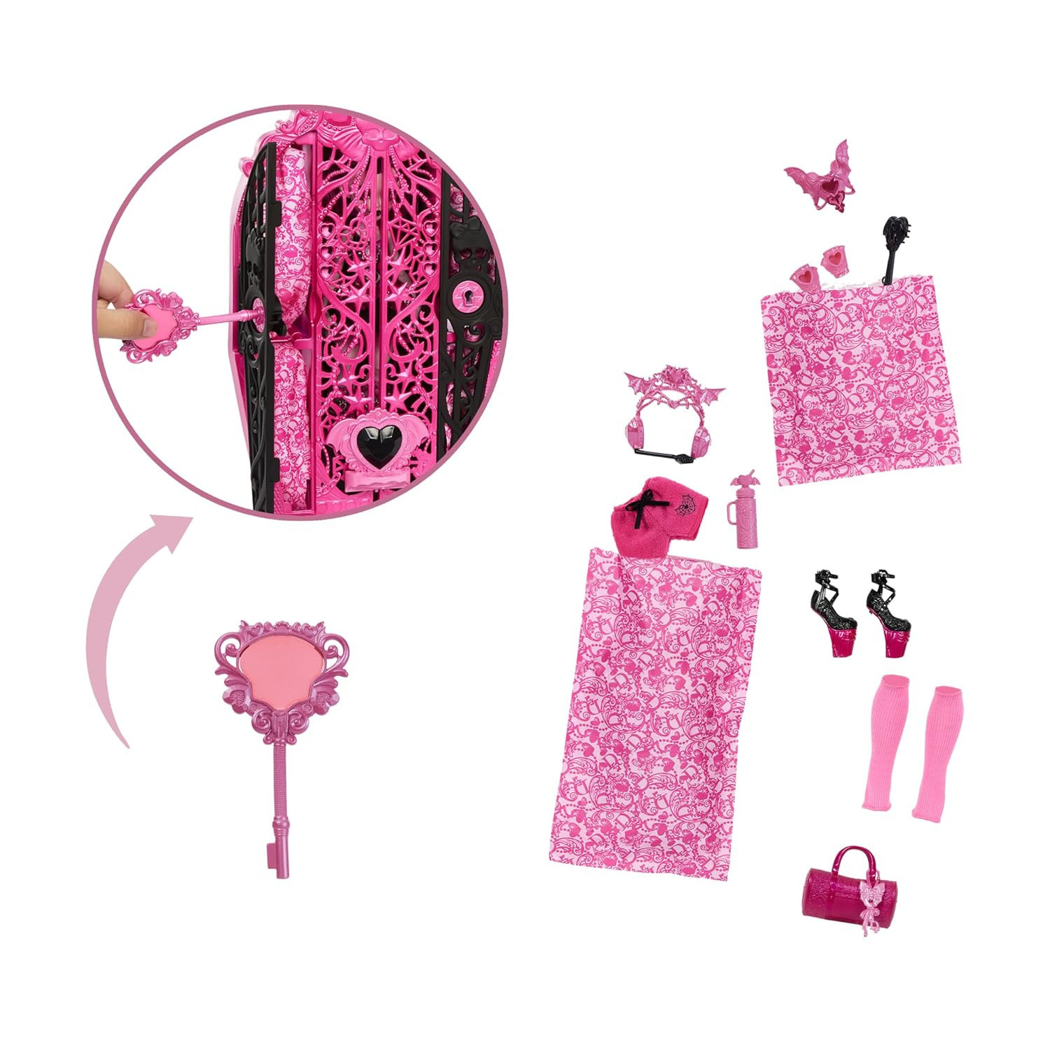 Кукла модельная Monster High Дракулаура HXH84 - фото 3