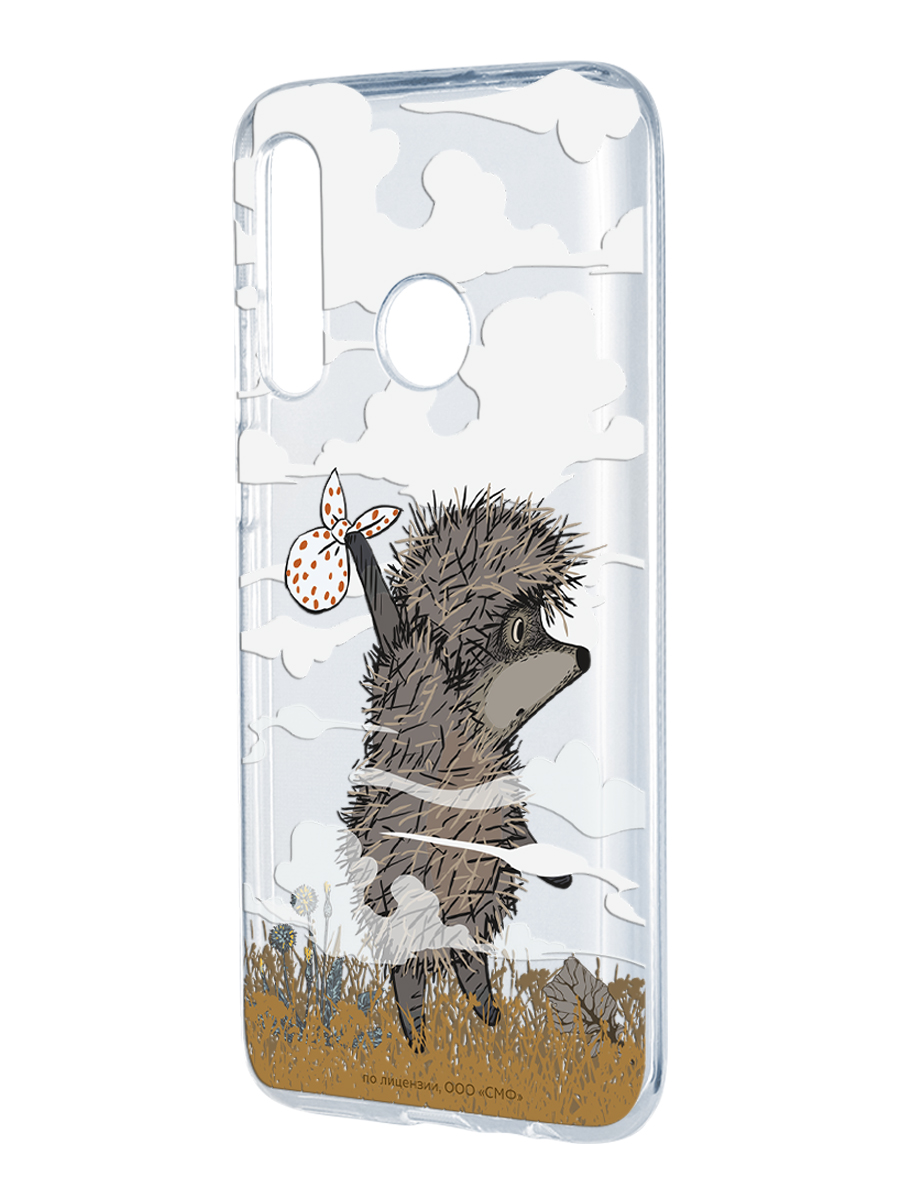 Силиконовый чехол Mcover для смартфона Honor 10i 20i P Smart Plus (19) Союзмультфильм Ежик в тумане и дымка - фото 1