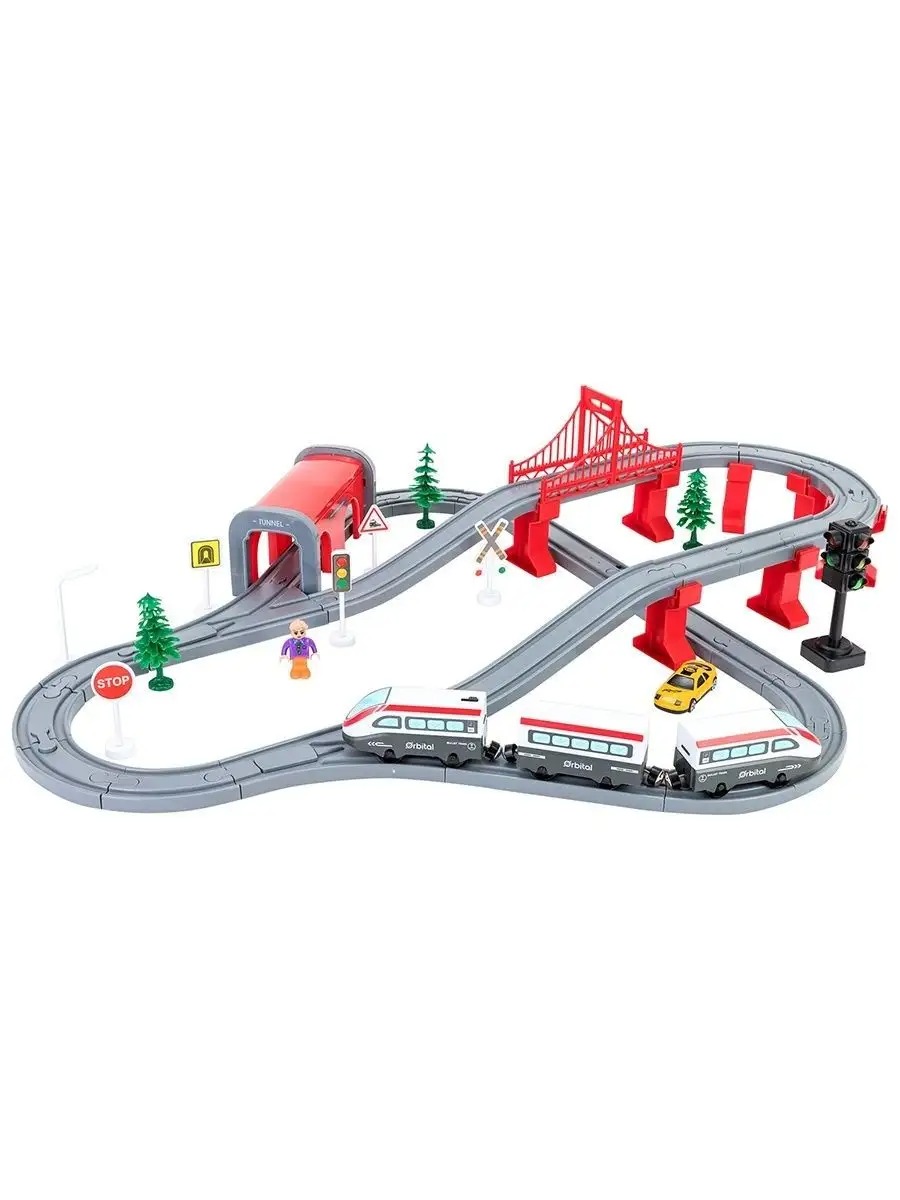 Набор железнодорожный Givito G201-010 - фото 6