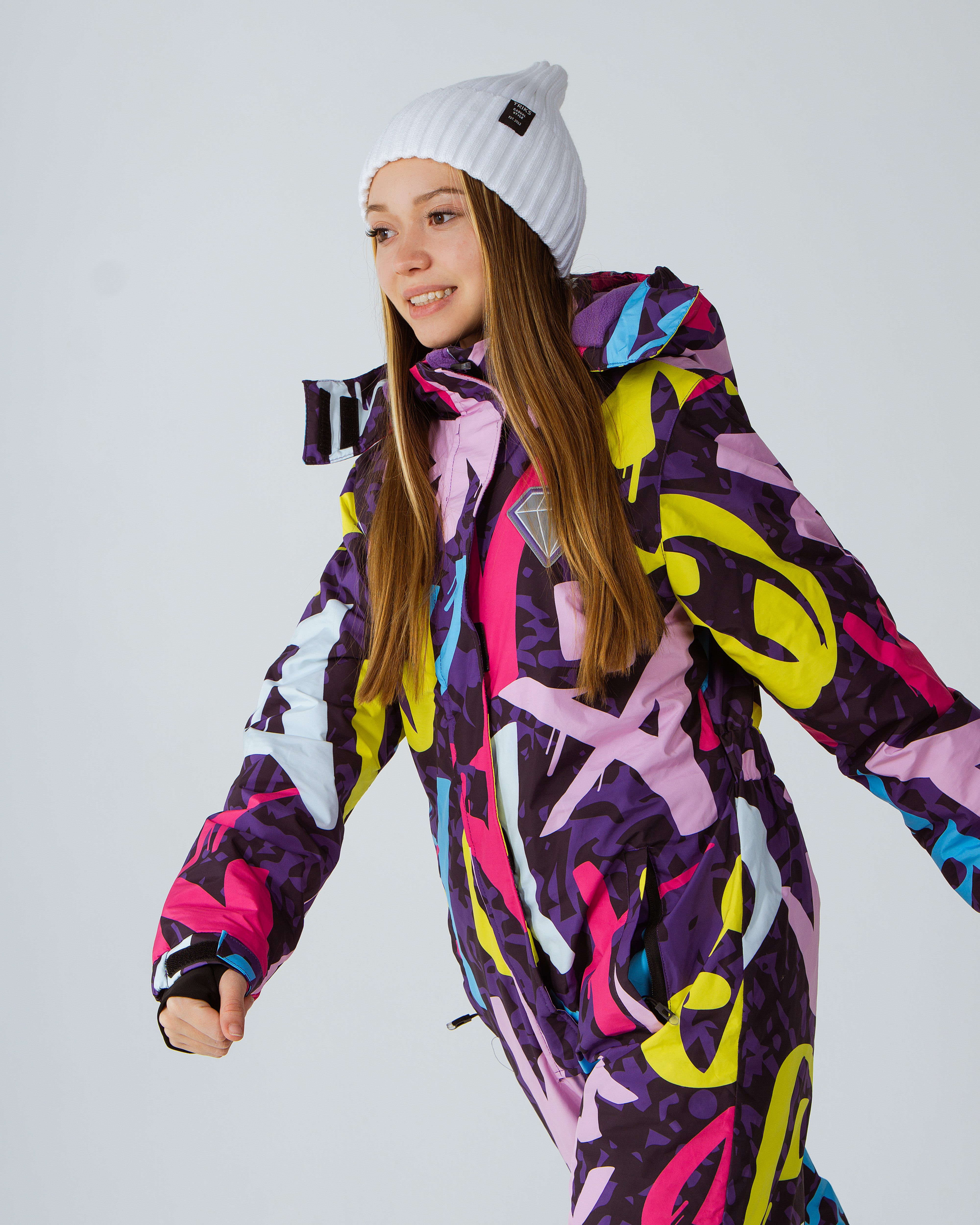 Комбинезон Saimaa GLO-10 фиолетово-розовый - фото 6