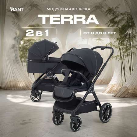 Коляска 2в1 Rant Basic Terra 2в1 черный