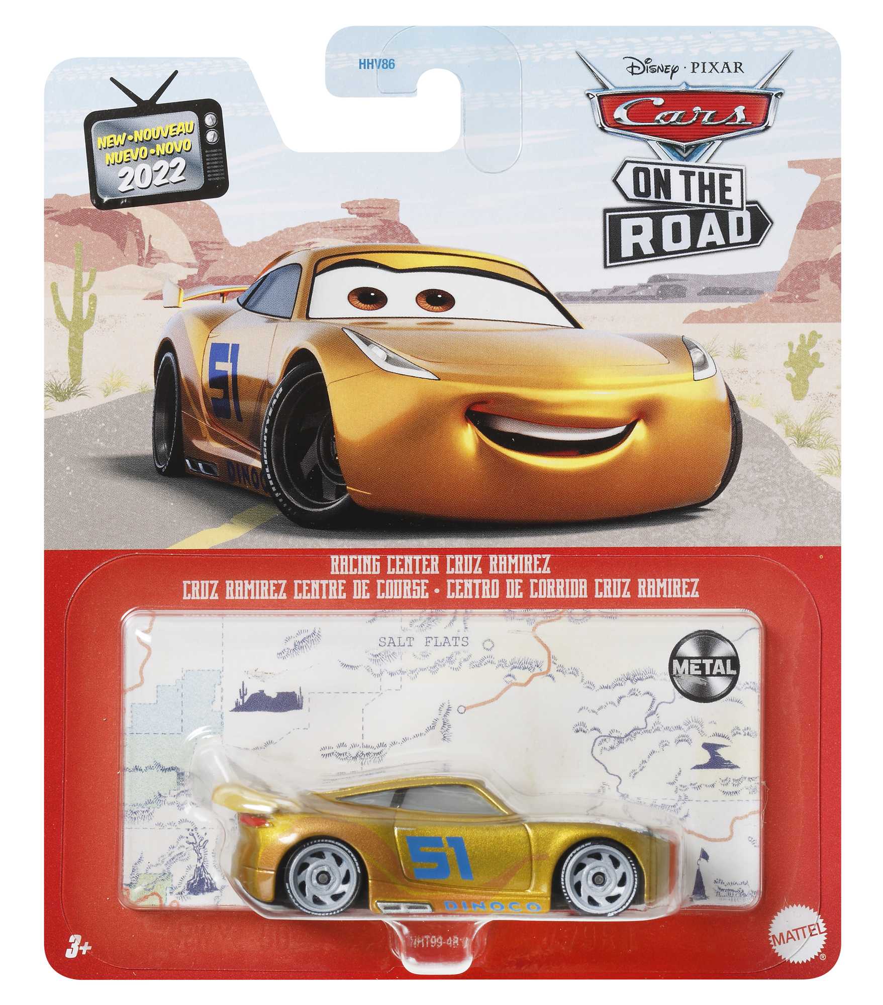 Машинка Cars Герои мультфильмов коллекционная гоночный центр Крус Рамирес HHT99 DXV29 - фото 4