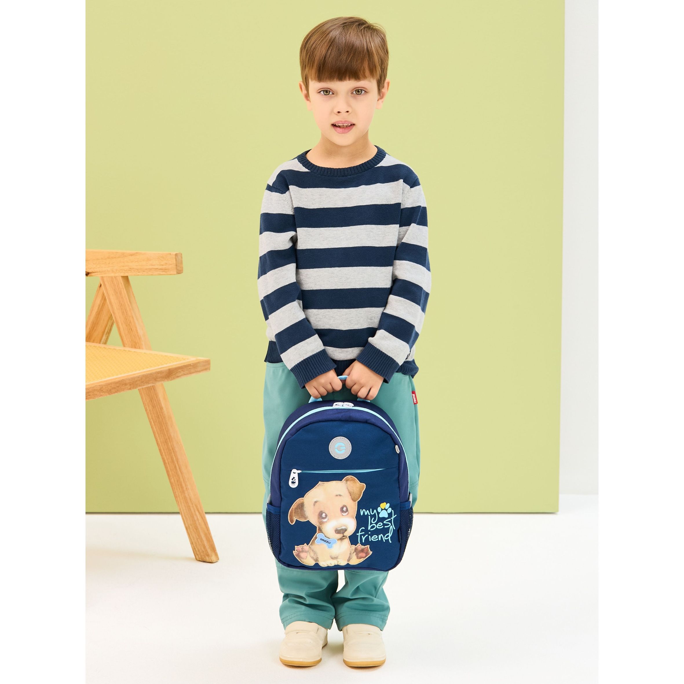 Рюкзак дошкольный Grizzly Собачка - фото 6