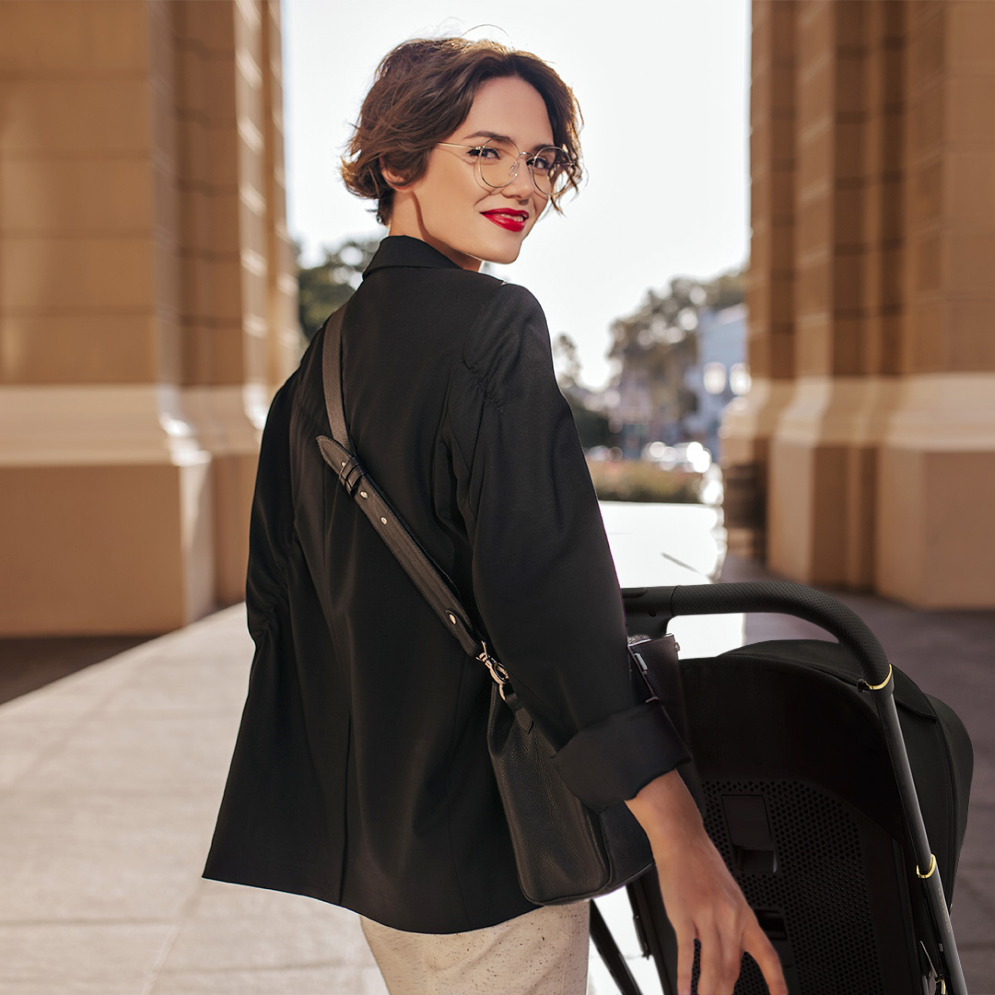 Коляска прогулочная Sweet Baby Elegante Brown коричневый - фото 14