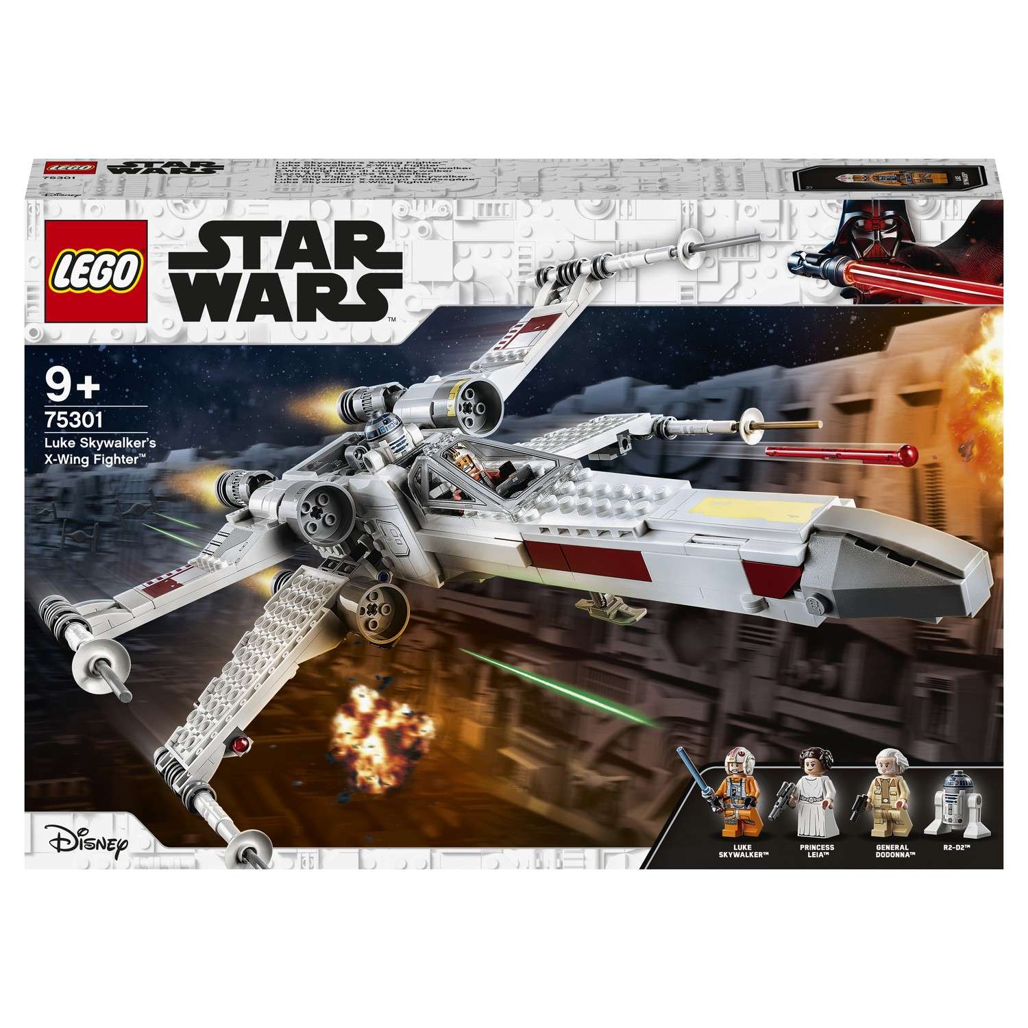 Конструктор LEGO Star Wars Истребитель Люка Скайуокера блочный - фото 2