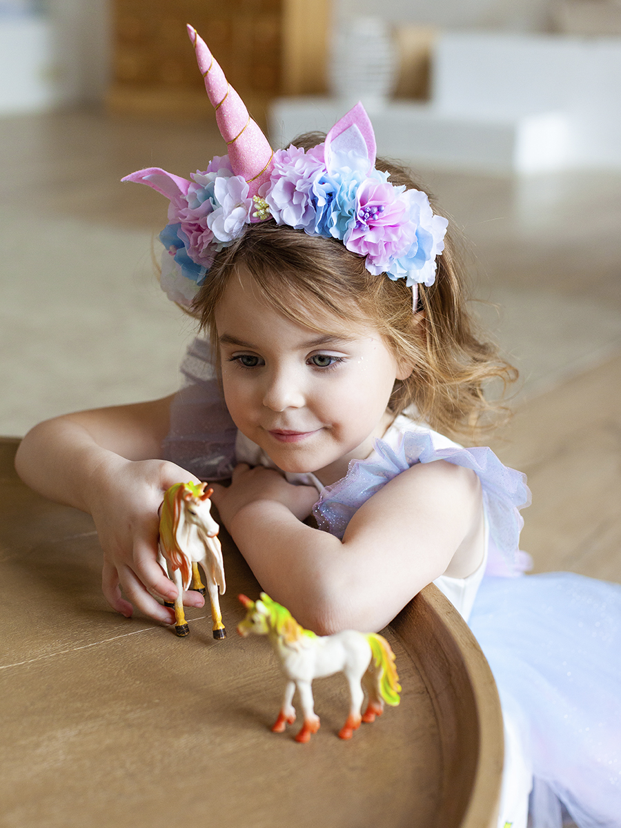 Фигурка Masai Mara Белый единорог с золотой - фото 6