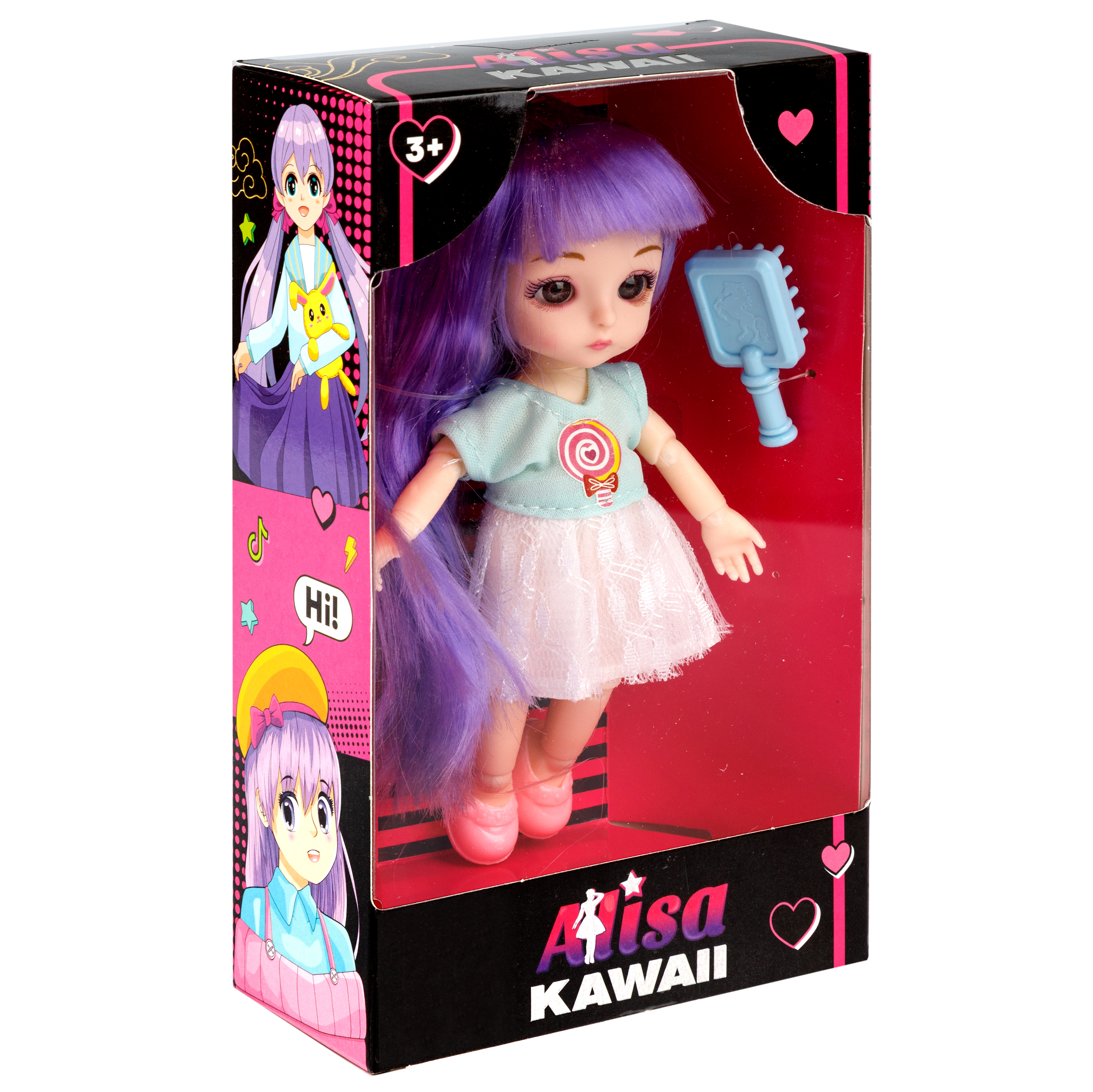 Кукла мини 1TOY Alisa Kawaii mini Т24352 - фото 17