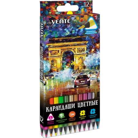 Карандаши цветные deVENTE 12 шт.