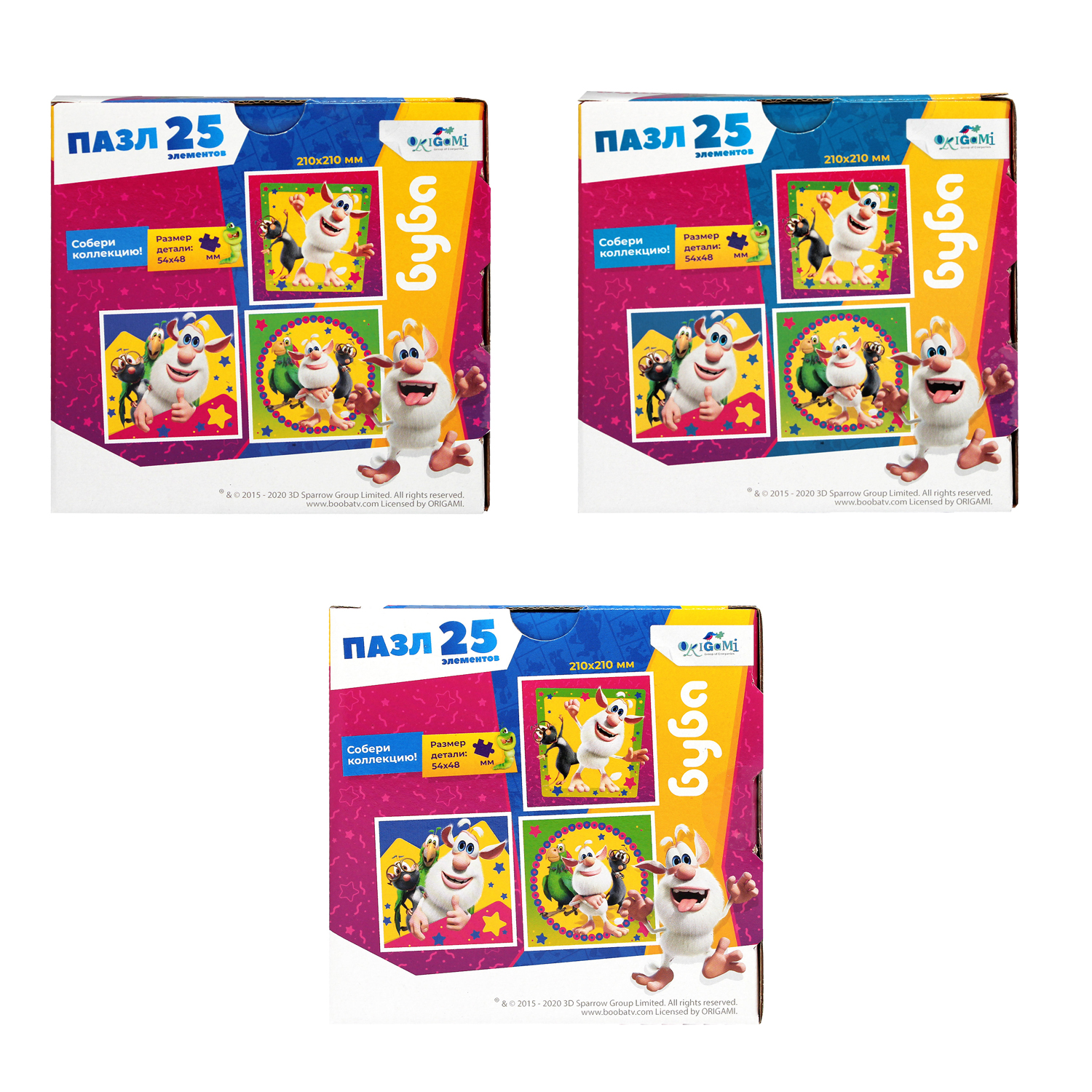 Пазл ORIGAMI Буба классический в ассортименте - фото 3