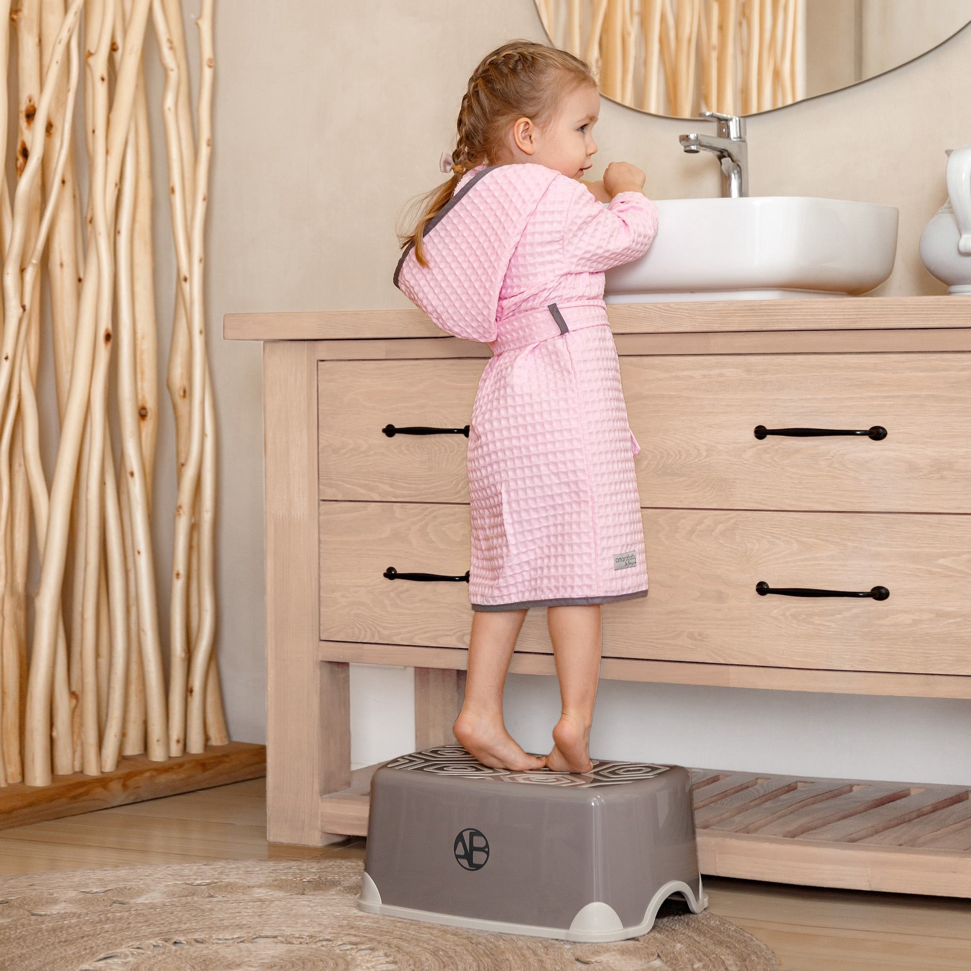 Подставка для ног AmaroBaby Moving up серая - фото 7