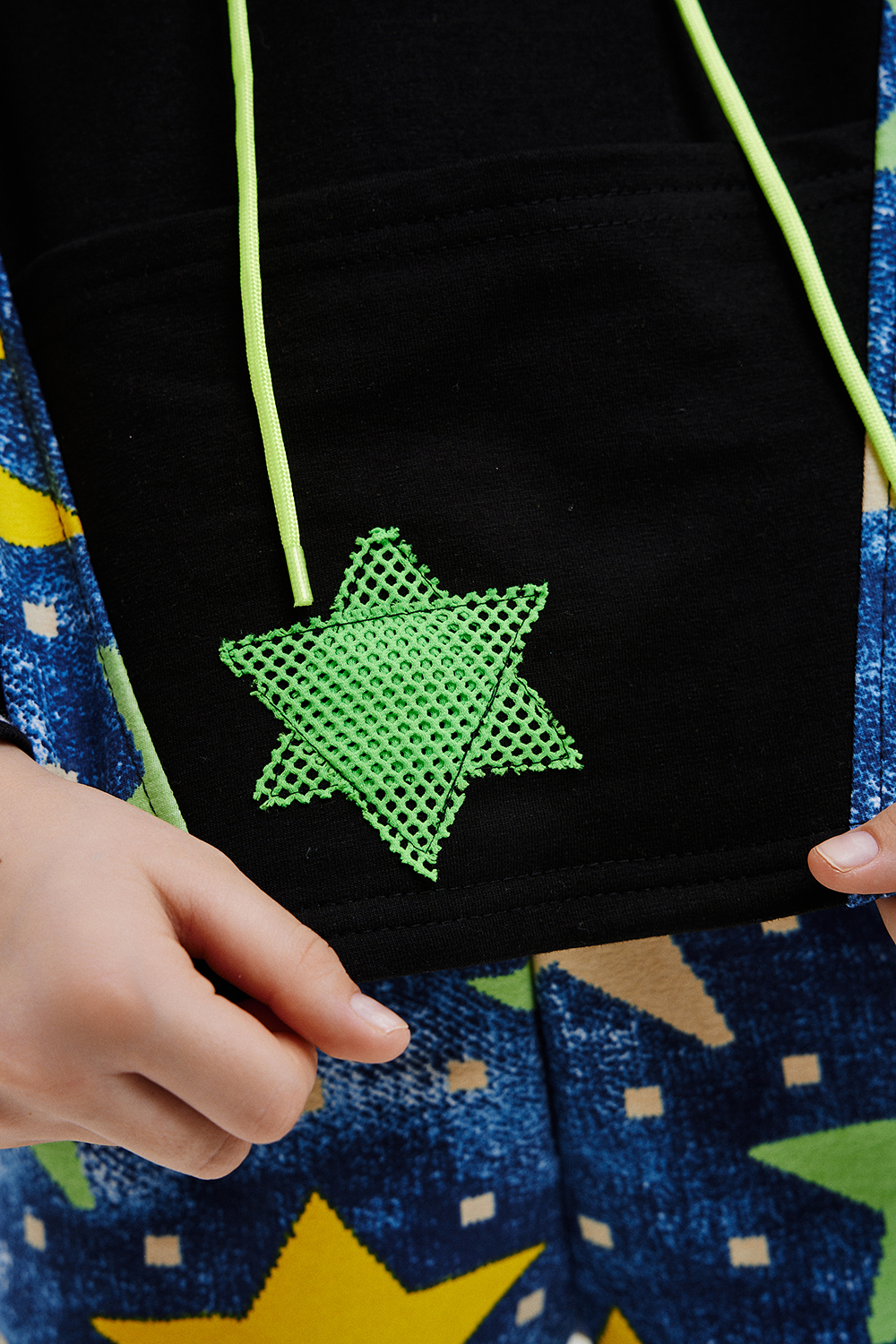 Костюм Натали Суслова 67055 звезды+черный - фото 6