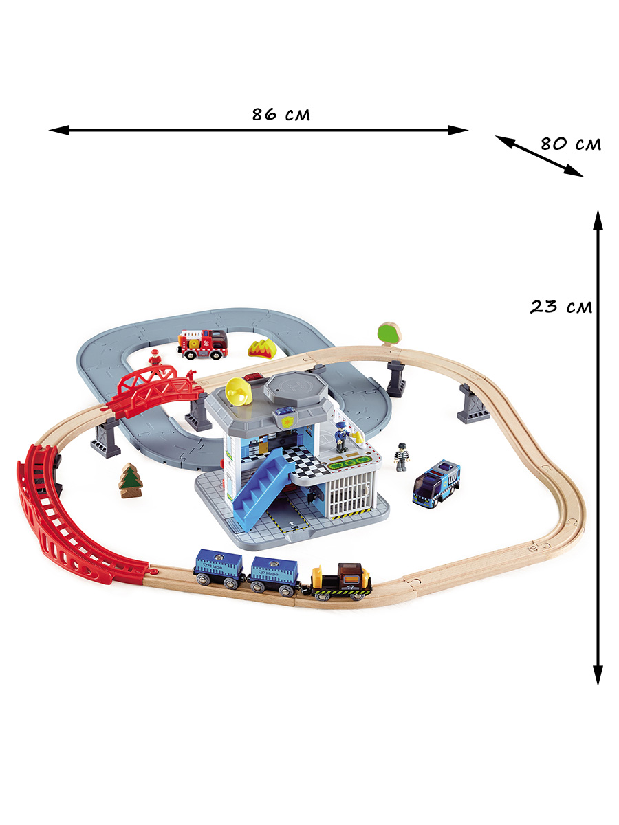 Набор железнодорожный Hape E3736_HP - фото 4