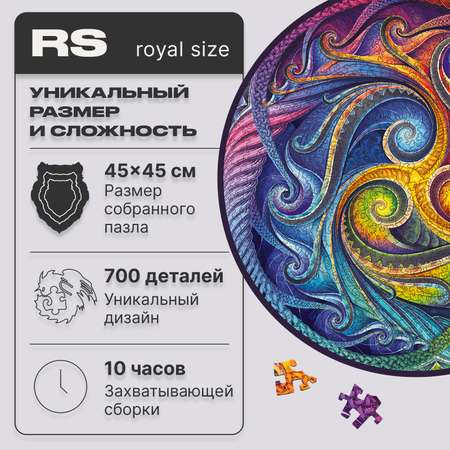 Пазл UNIDRAGON деревянный